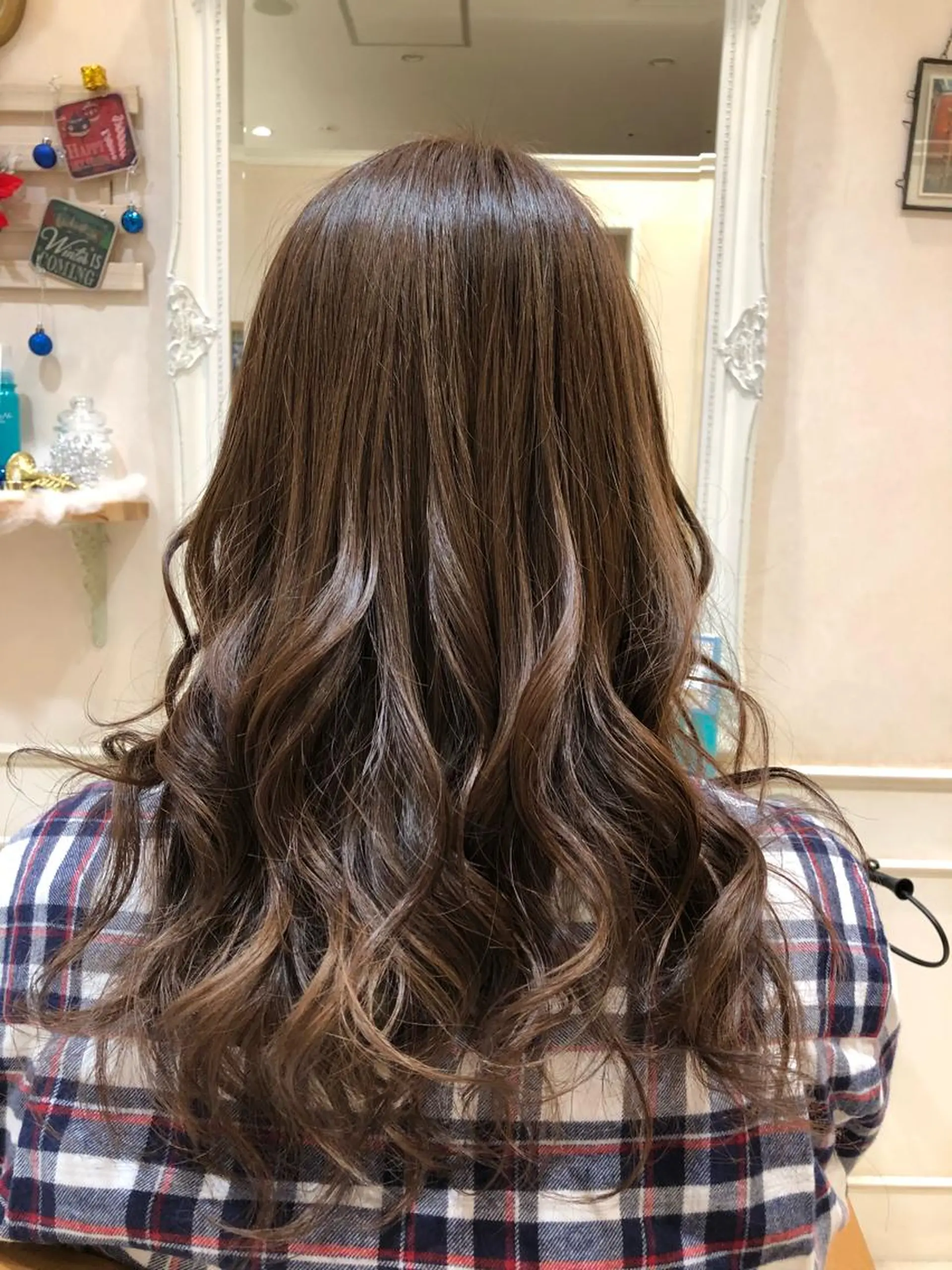 ロング カラー ツヤ髪カラー💎 佐藤あきのヘアスタイル