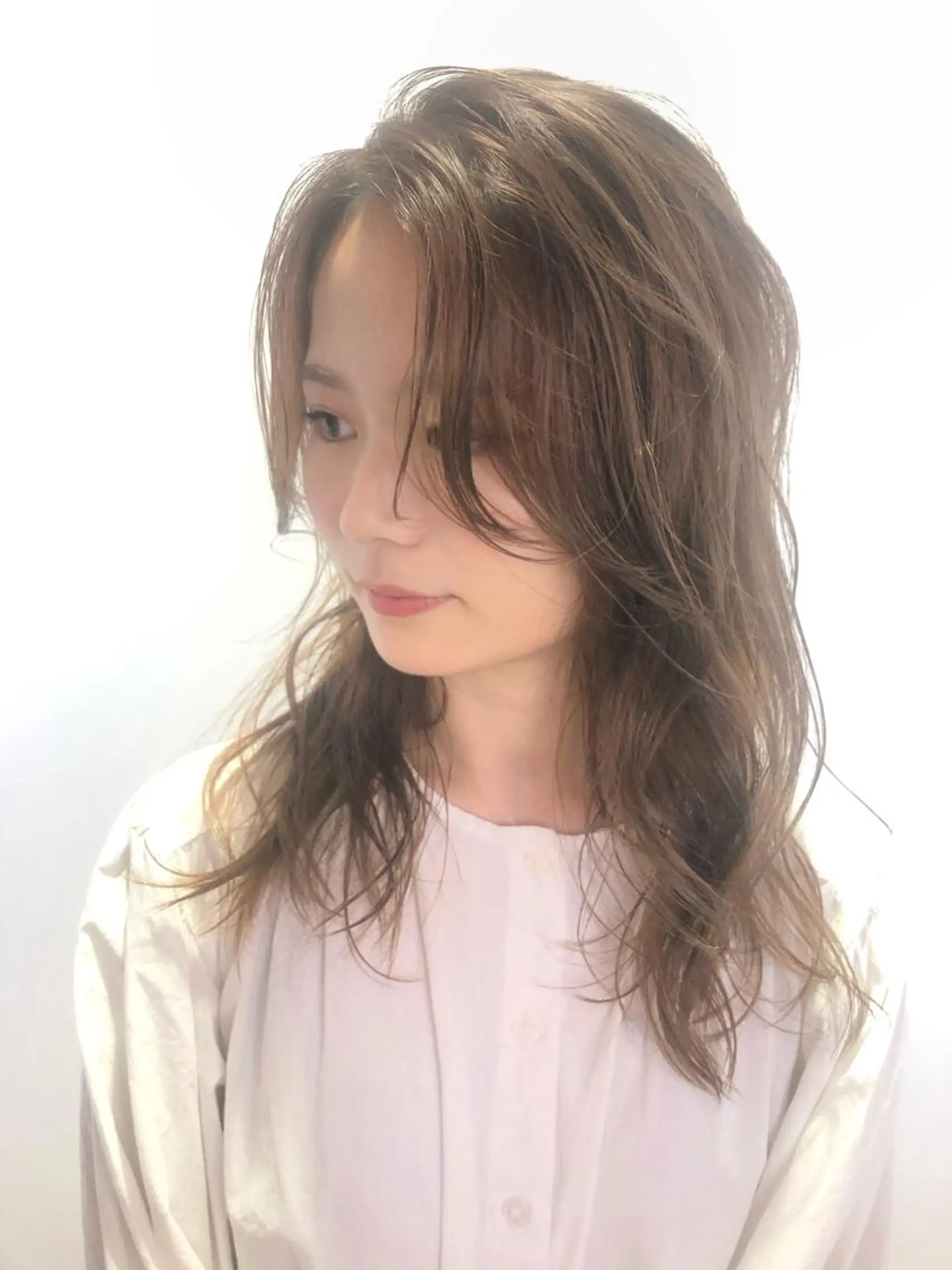 セミロング ヘアカラー 関 京磨のヘアスタイル