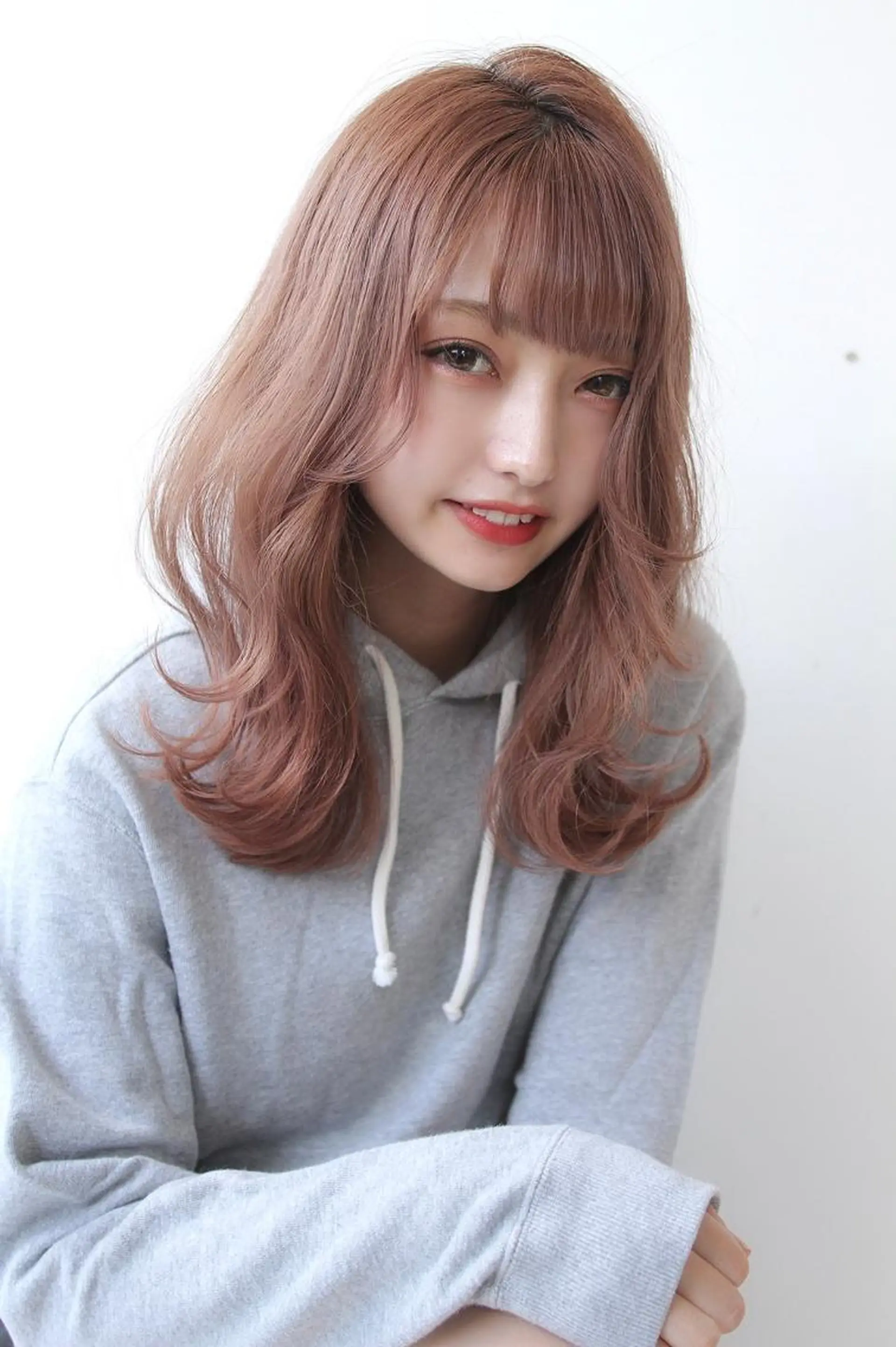 セミロング ヘアアレンジ カラー 💎lino _by _ACNE💎 🧸のヘアスタイル