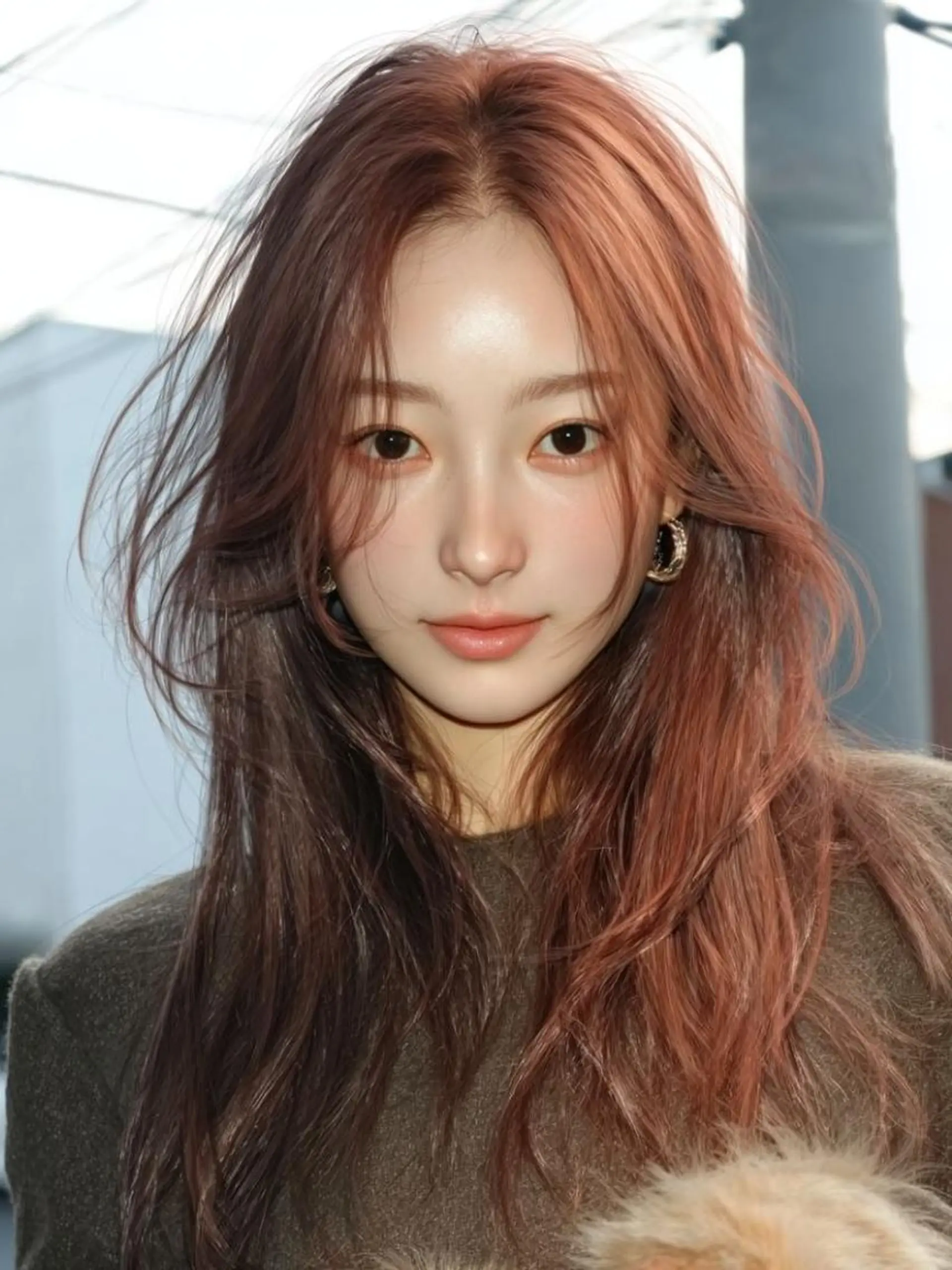 ロング カット ヘアカラー レイヤー/顔周り🌈 韓国特化 ヒトミ☁️のヘアスタイル