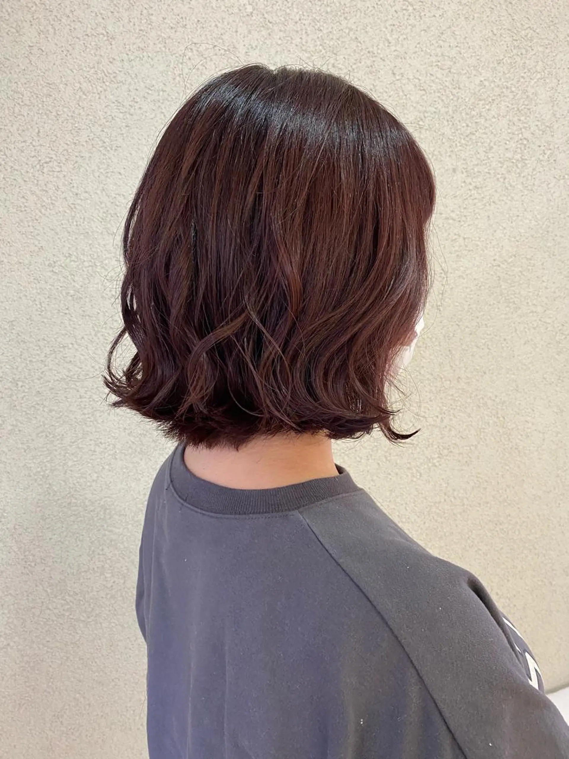 ミディアム カラー カット ヘアカラー トリートメント NATSUKI💟 EARTH二俣川のヘアスタイル