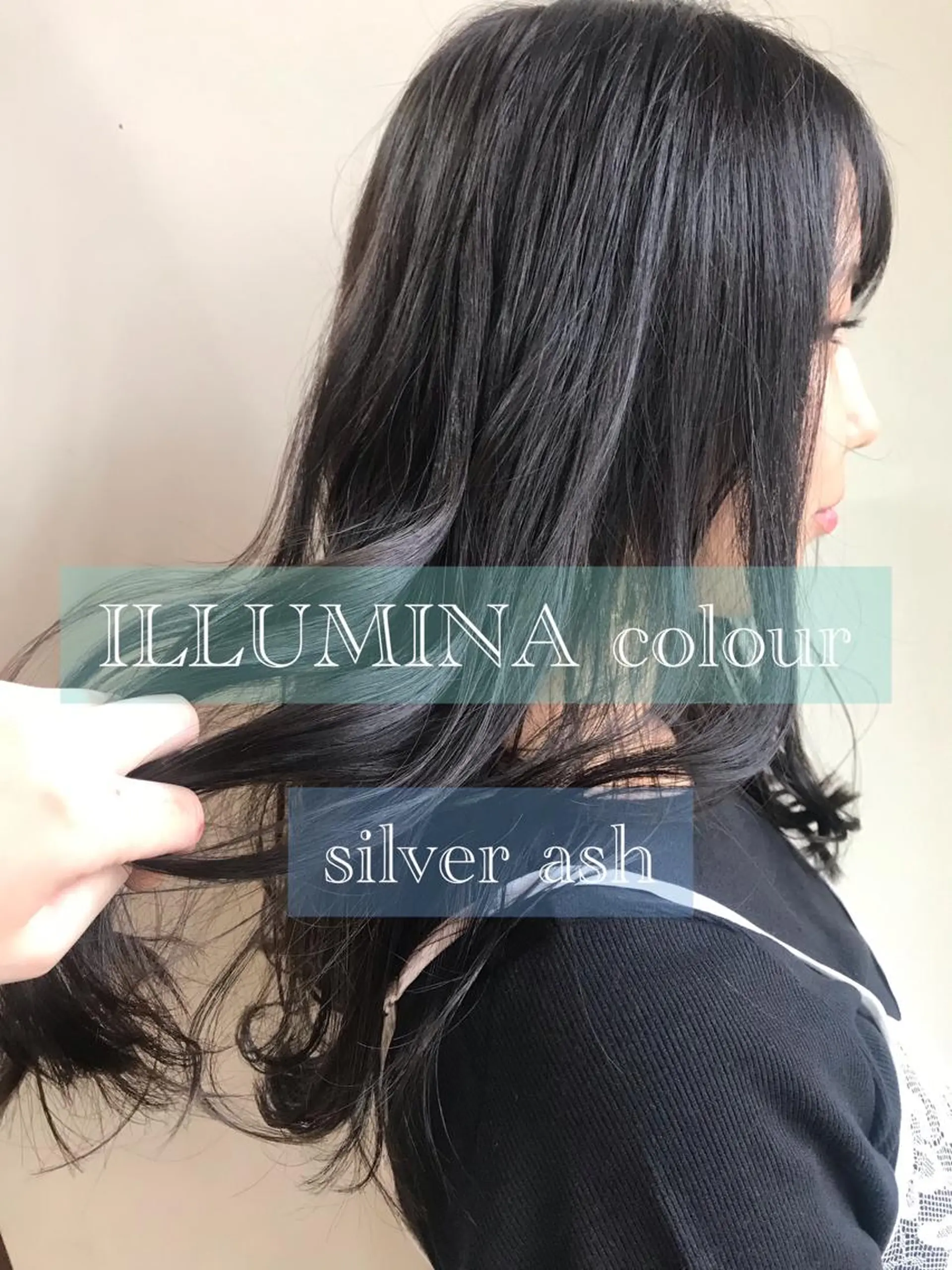 ロング カラー 舟橋 りんかのヘアスタイル