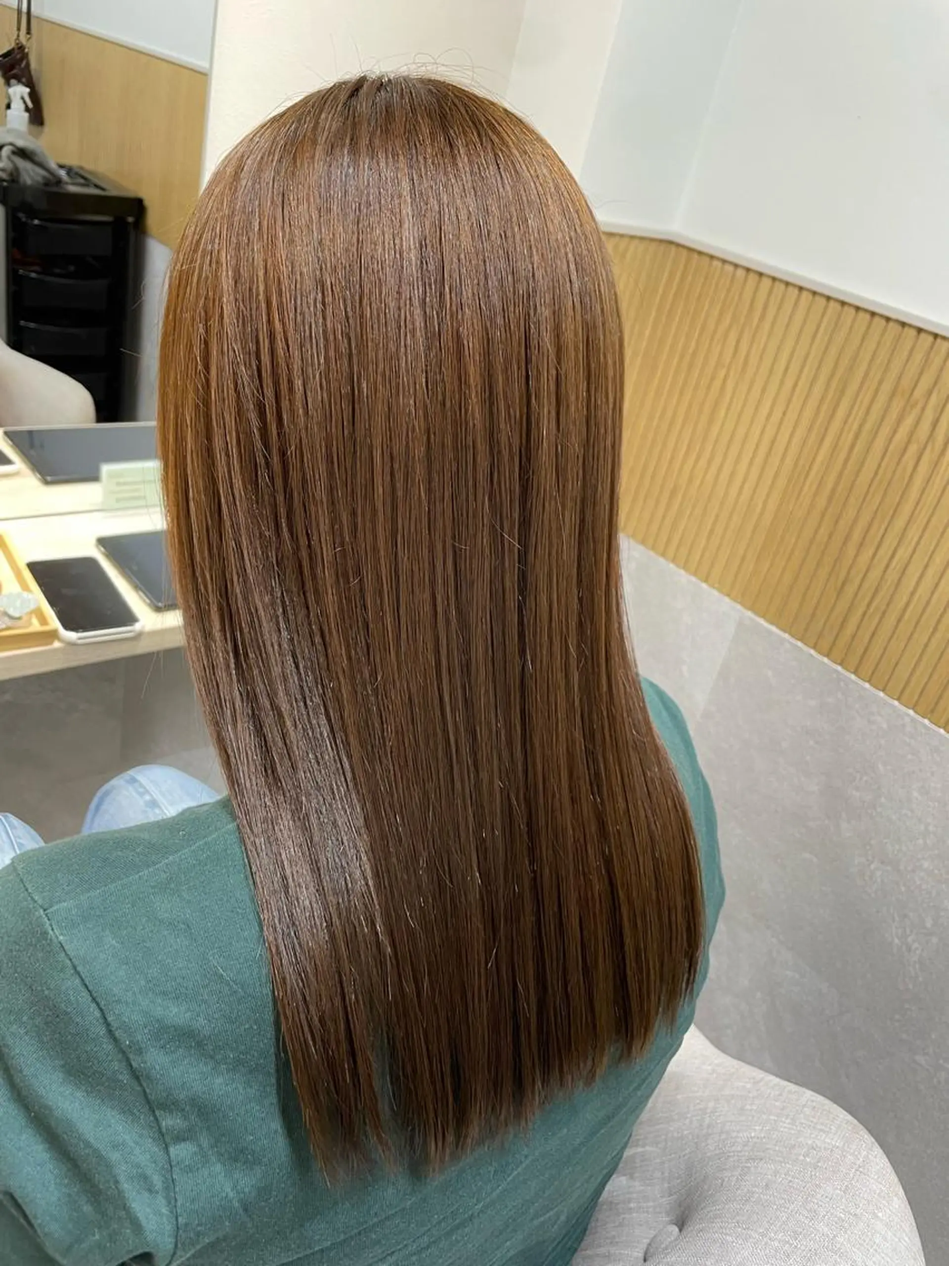 セミロング カット トリートメント 西 めぐみのヘアスタイル