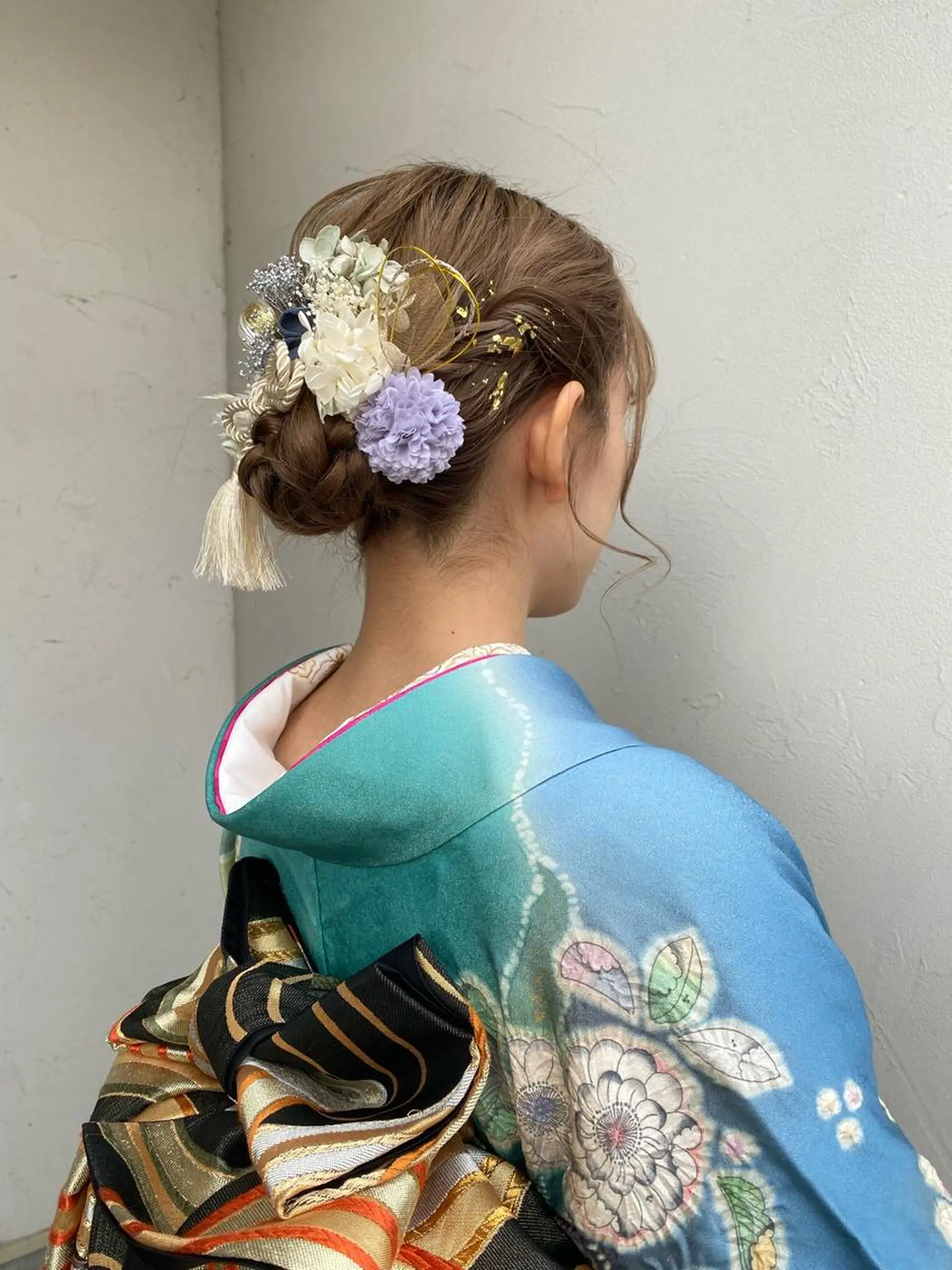 ミディアム ヘアアレンジ 永田 彩華のヘアスタイル