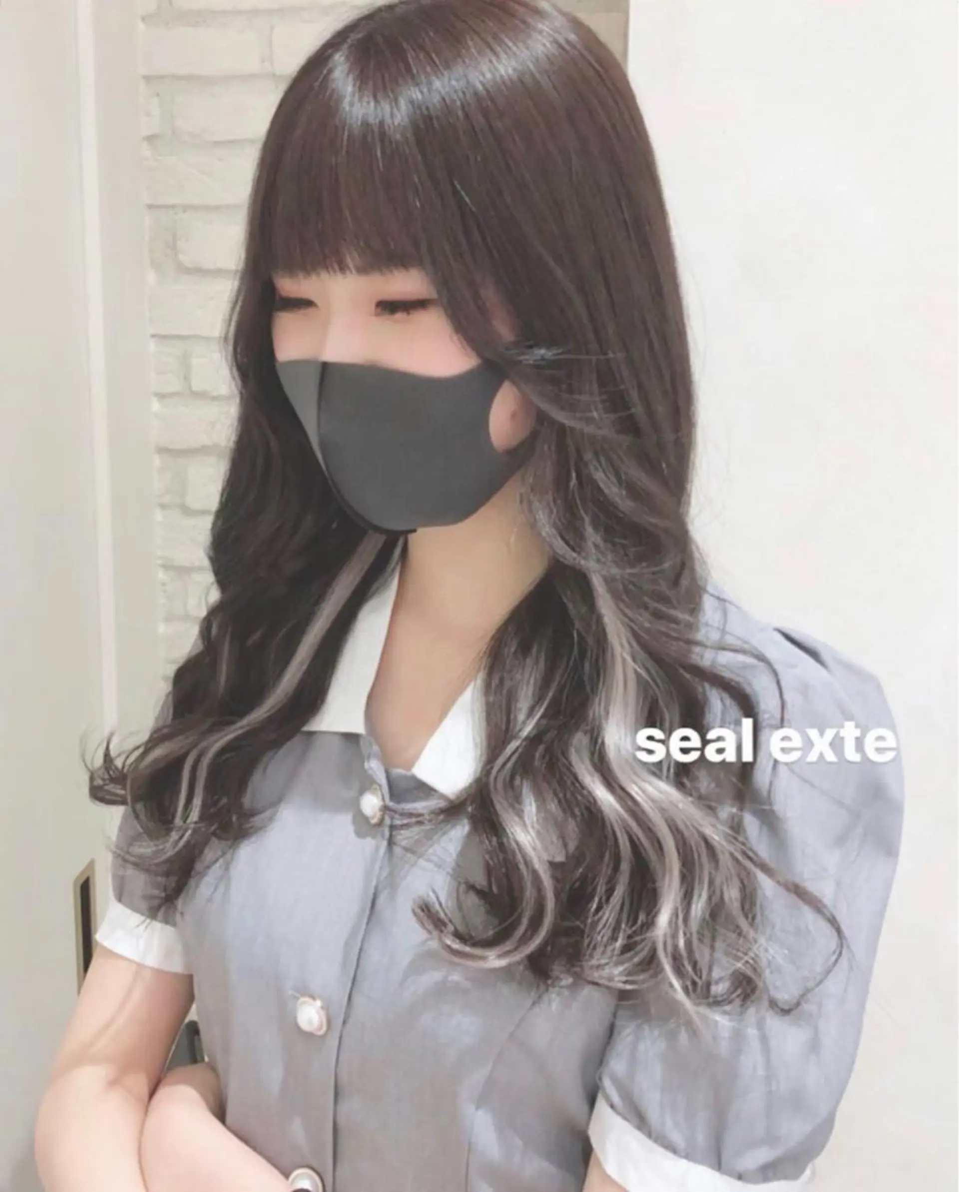 ロング カラー エクステ HAUS 片山みほのヘアスタイル