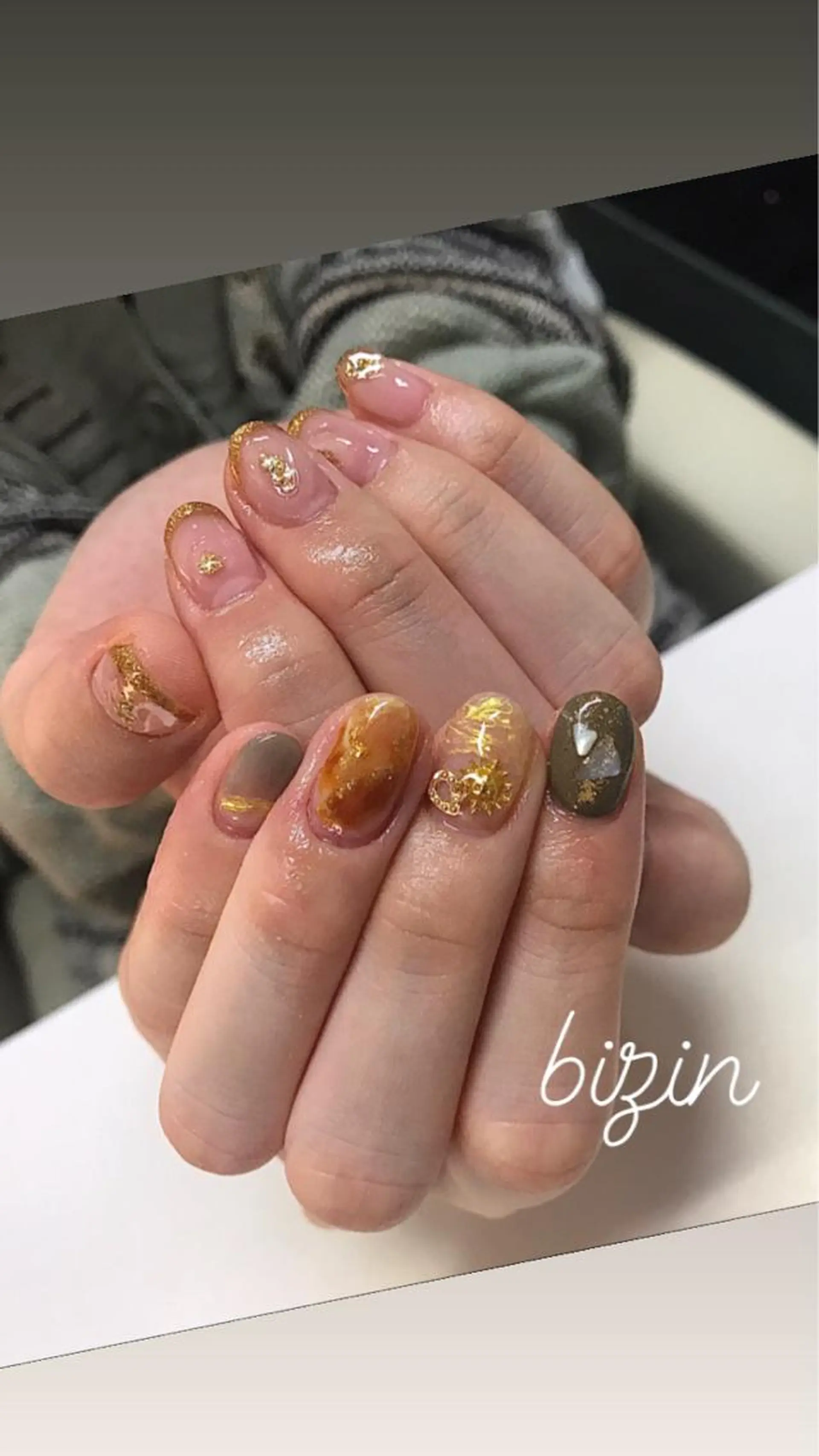 ネイル 美尽  BIZIN所属・久々 もえみのネイルデザイン