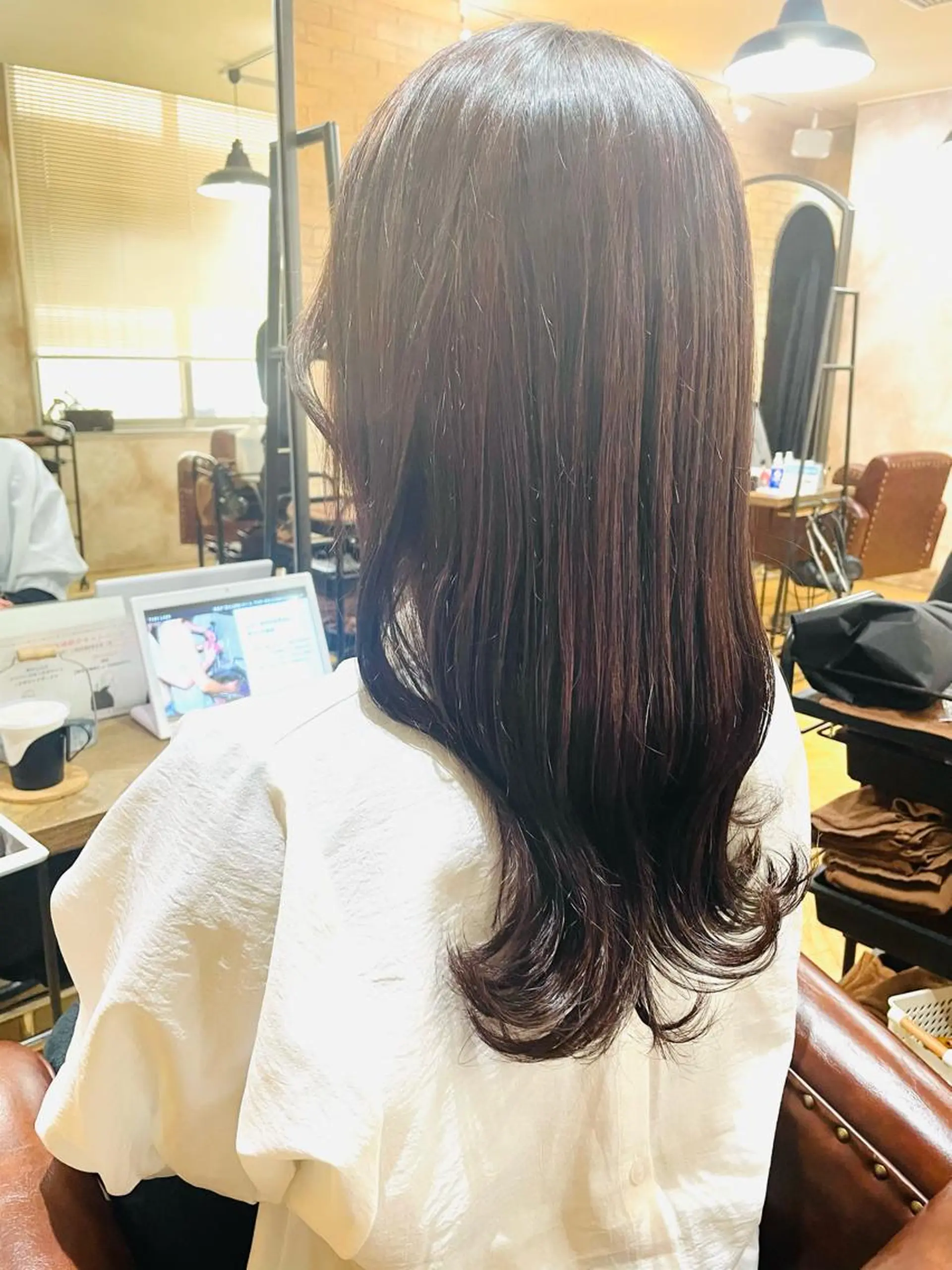 セミロング MIKU ナチュラルヘア✂️✨のヘアスタイル