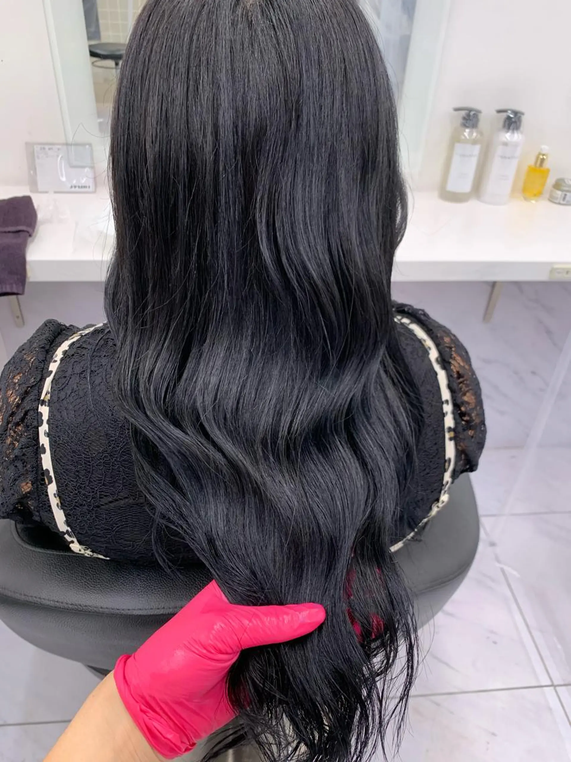 ミディアム カラー パーマ ヘアアレンジ メンズ neon hair所属・🩵 JURI🩵のヘアスタイル