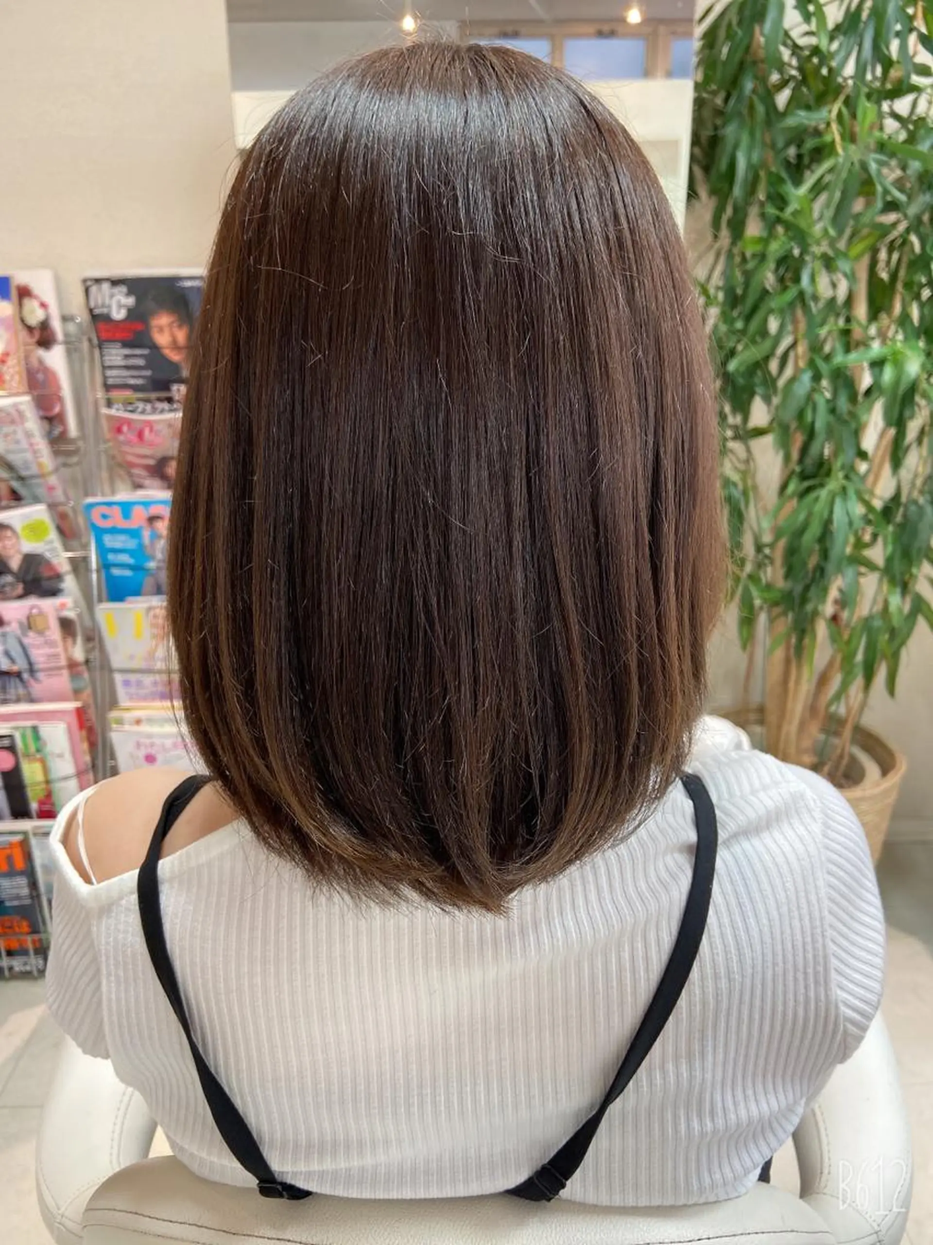 ミディアム カット トリートメント 菊地 美憂のヘアスタイル