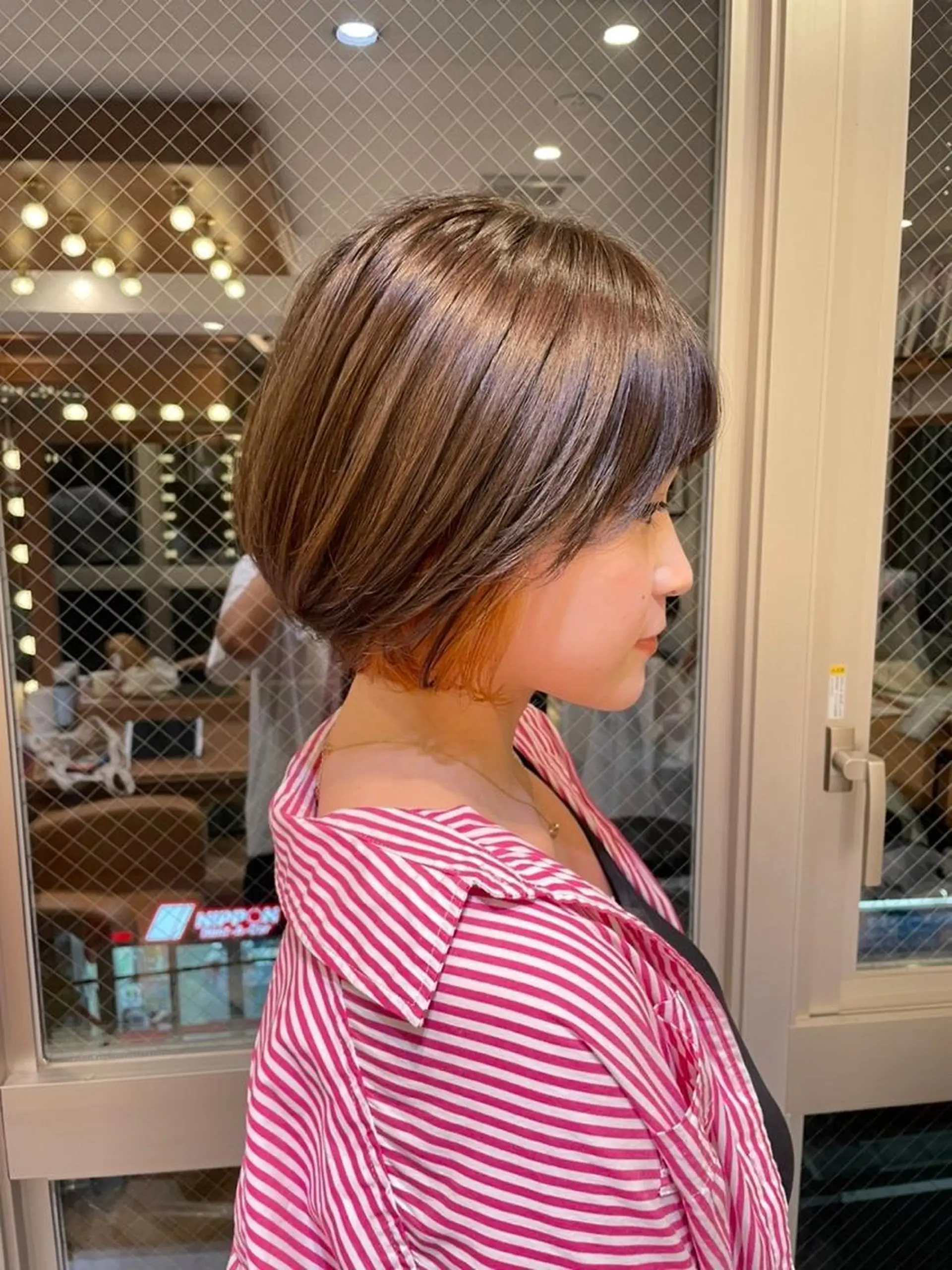 ショート レイヤー縮毛矯正 ささきすずね💗のヘアスタイル