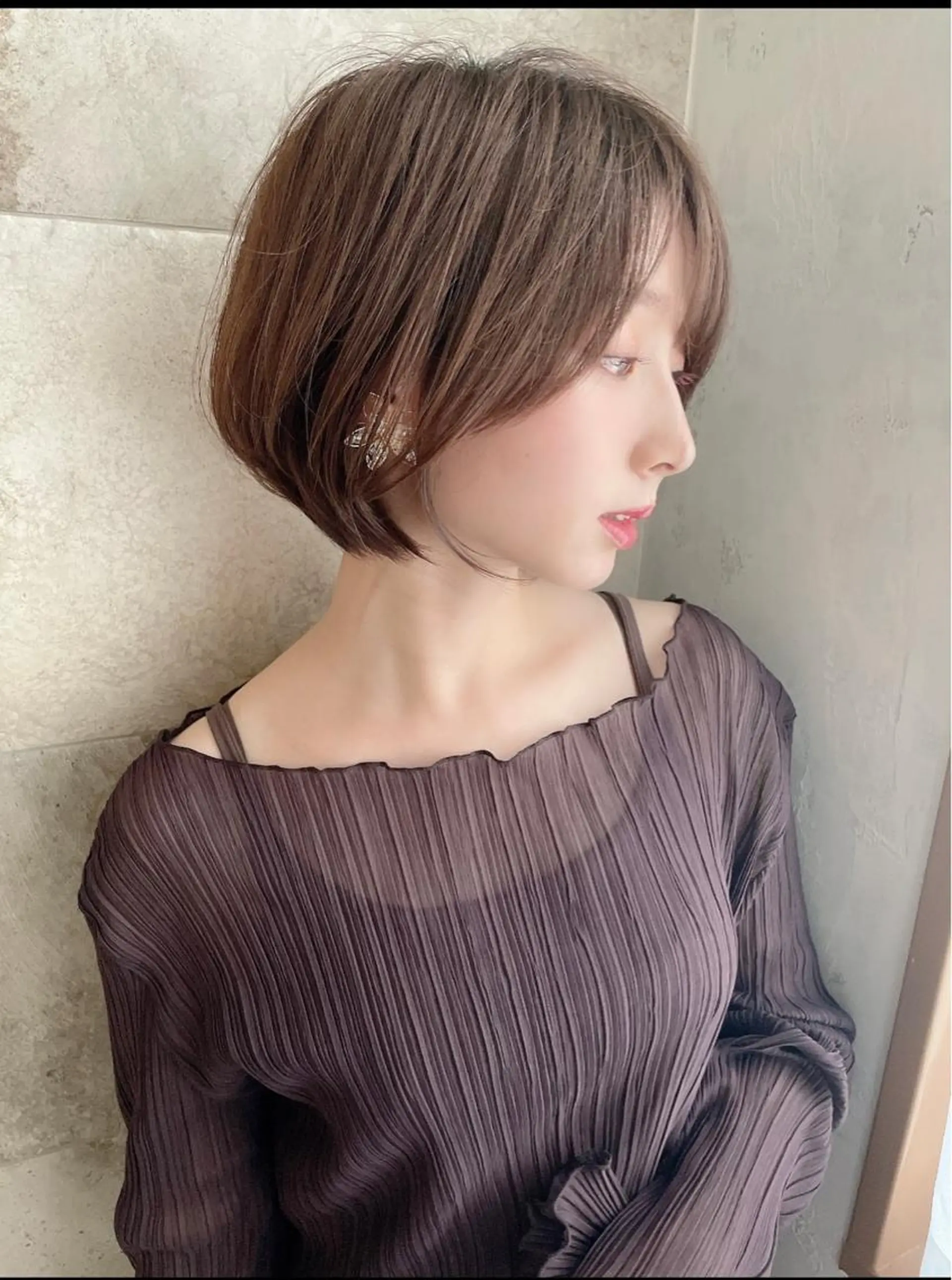 ショート 代表山口ひな 髪質改善のプロのヘアスタイル