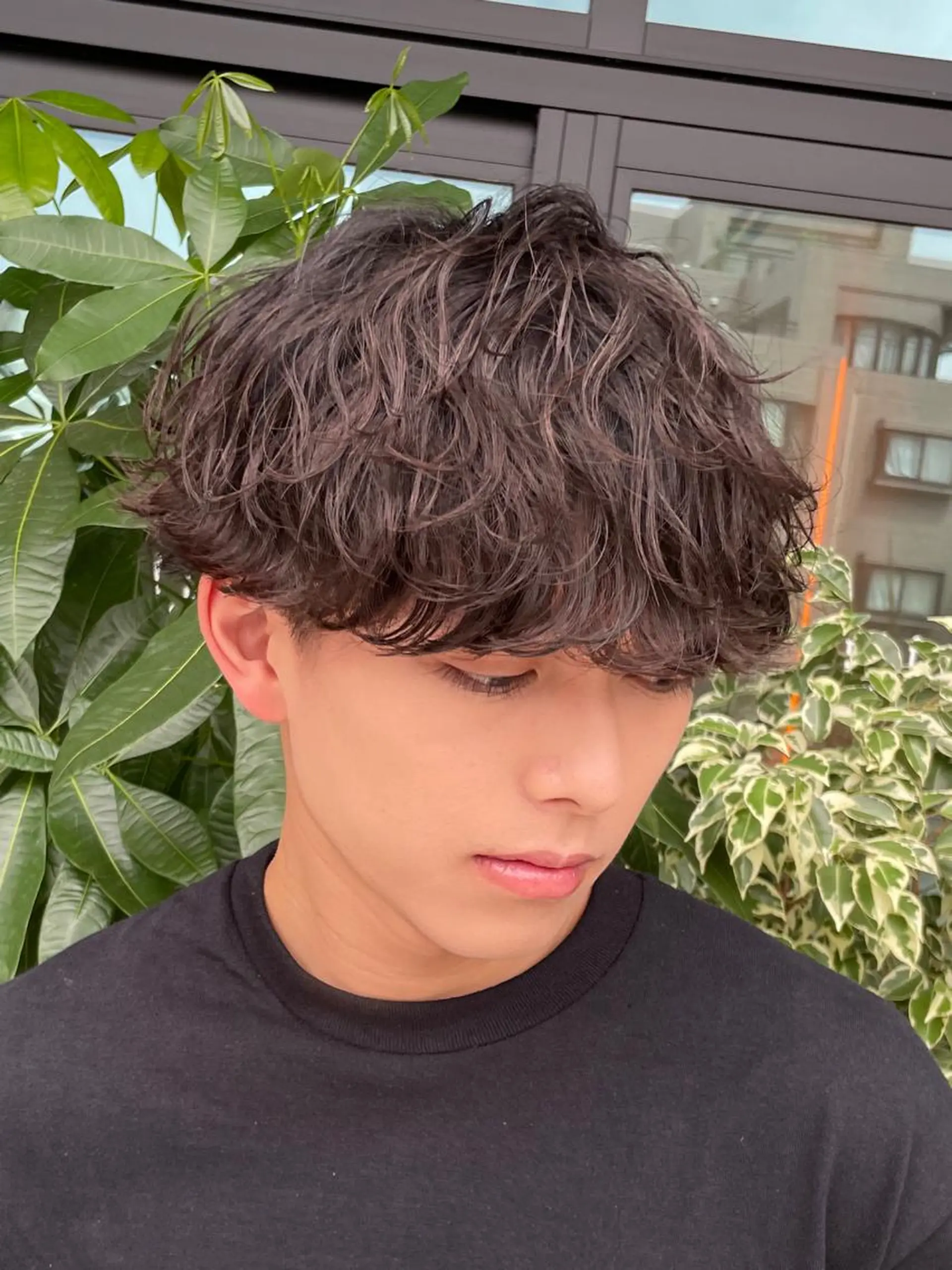 ロング メンズ メンズパーマ 波巻きパーマ fifth リュウセイのヘアスタイル