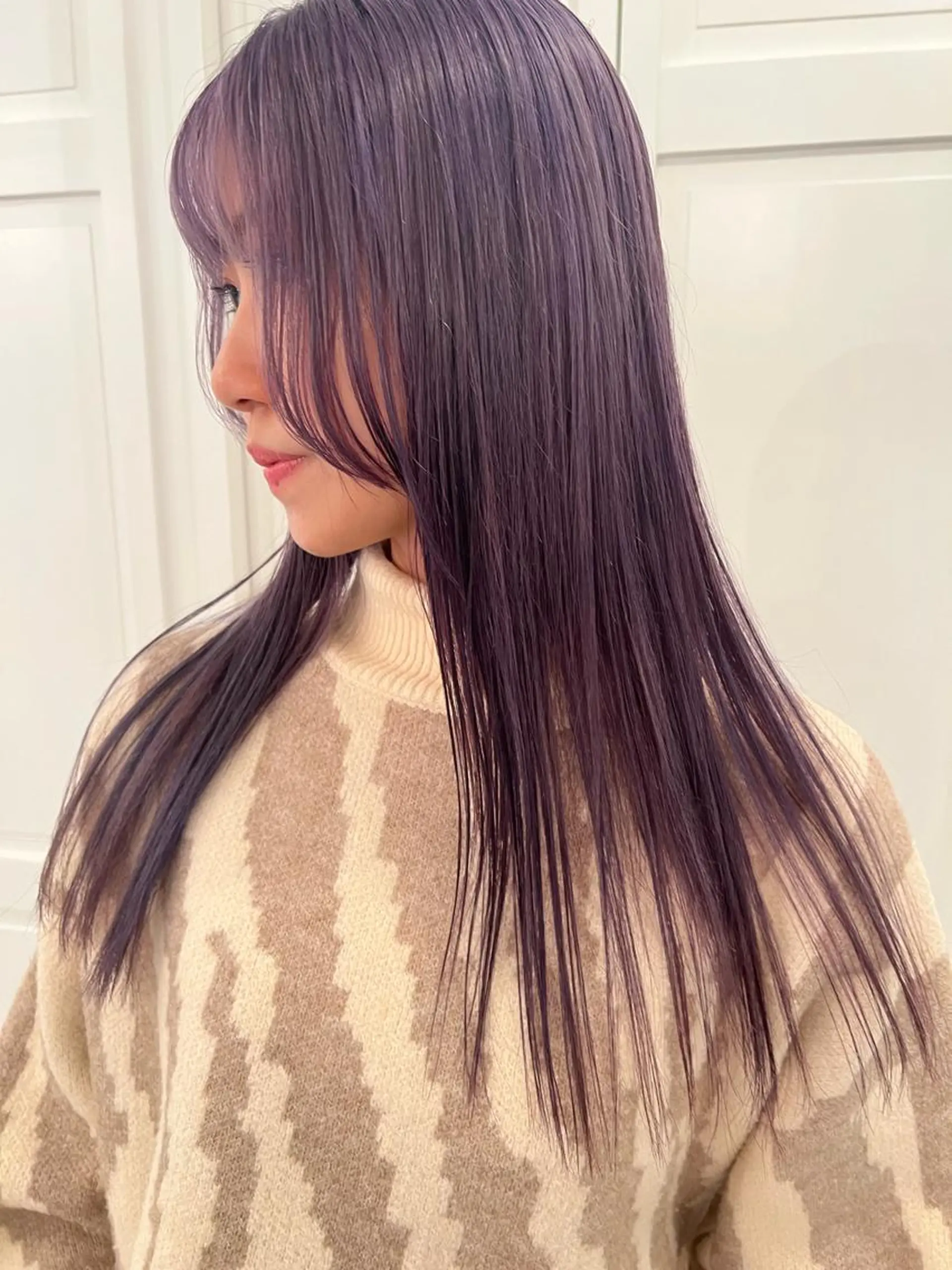 カラー ヘアカラー ブリーチカラー🎀 韓国風/寺門美優のヘアスタイル