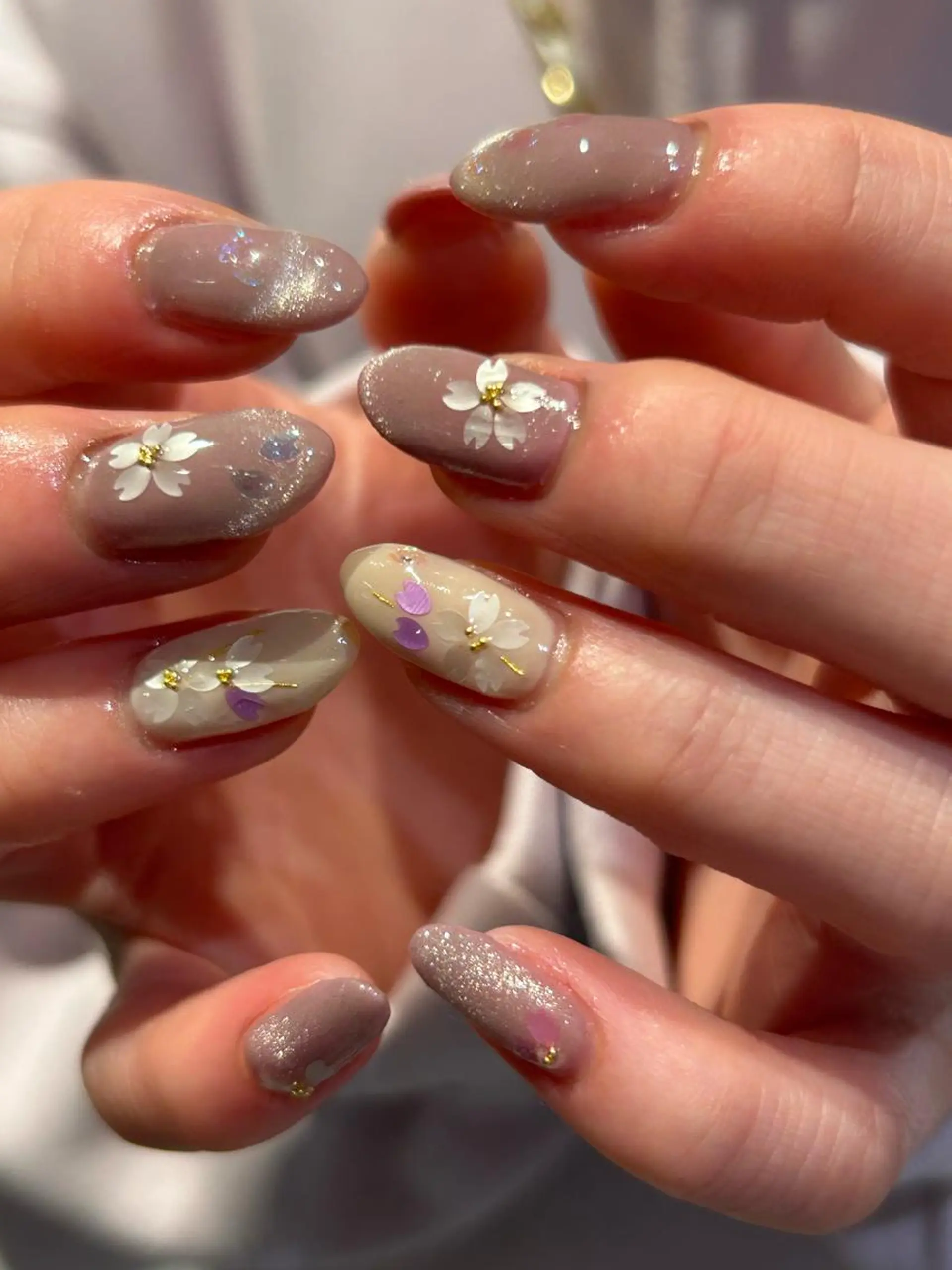 ネイル 桜ネイル ハンドネイル ハンドケア uruma🩰/ Avenueのネイルデザイン