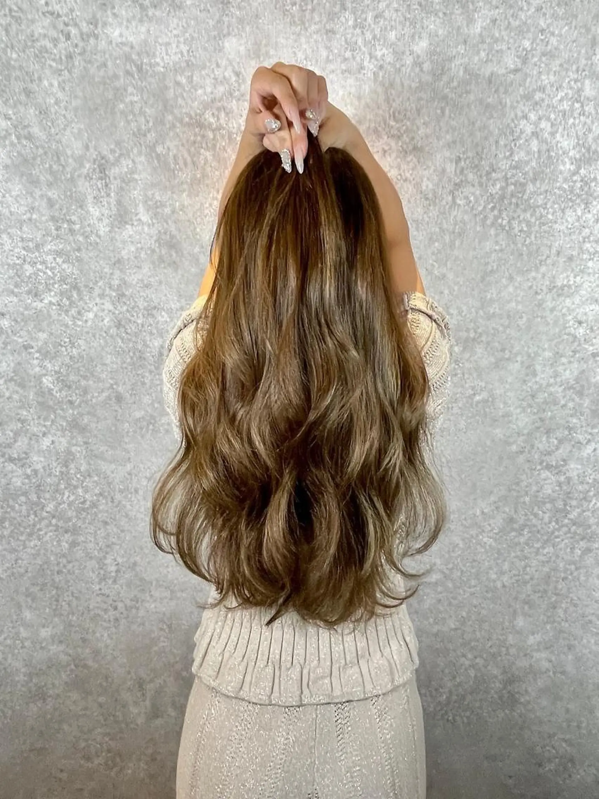 ロング カラー パーマ Lafesta HAIR和歌山駅前店のヘアスタイル