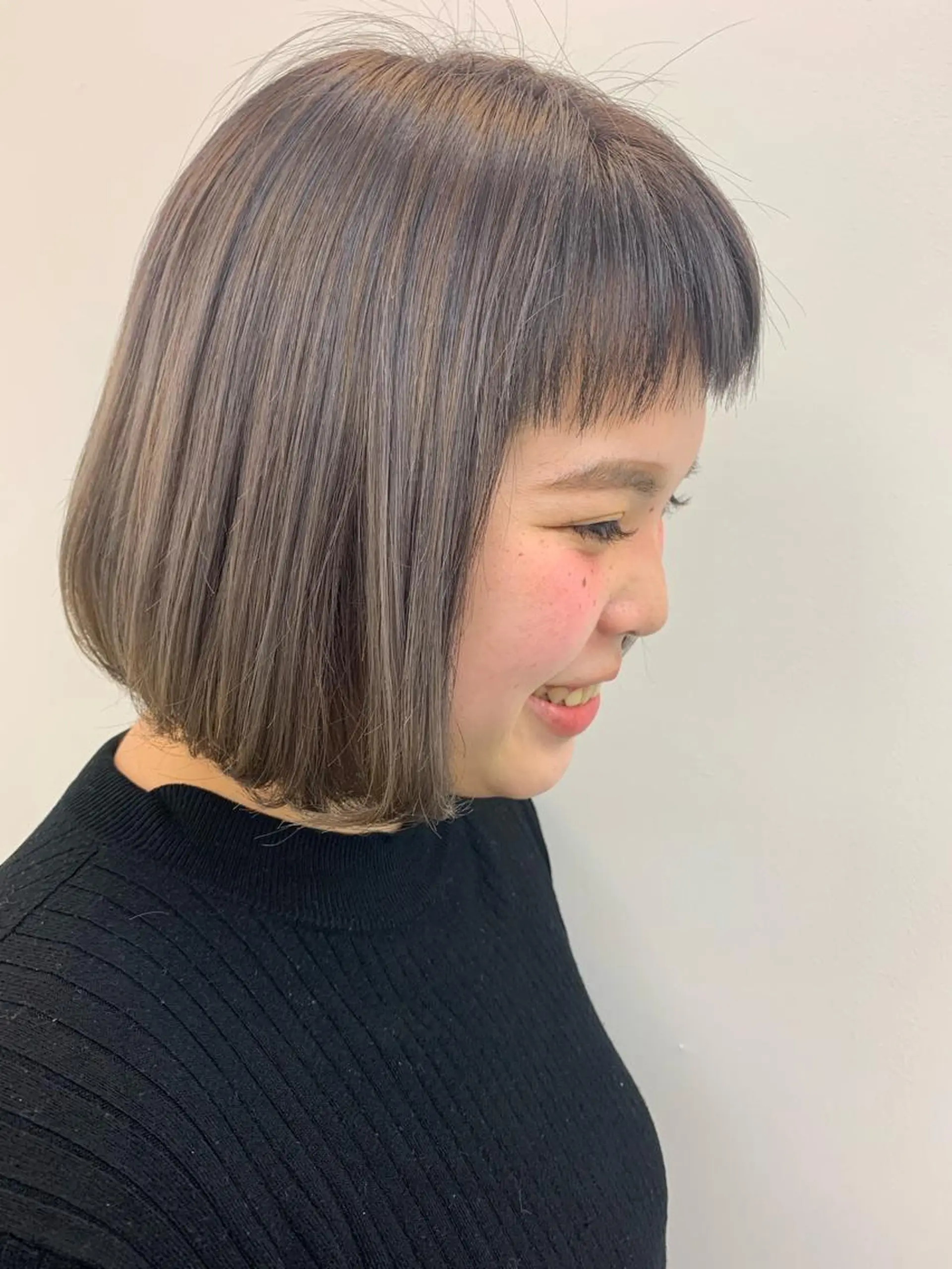 ミディアム カラー ブリーチ/アレンジ 天満/chihiroのヘアスタイル