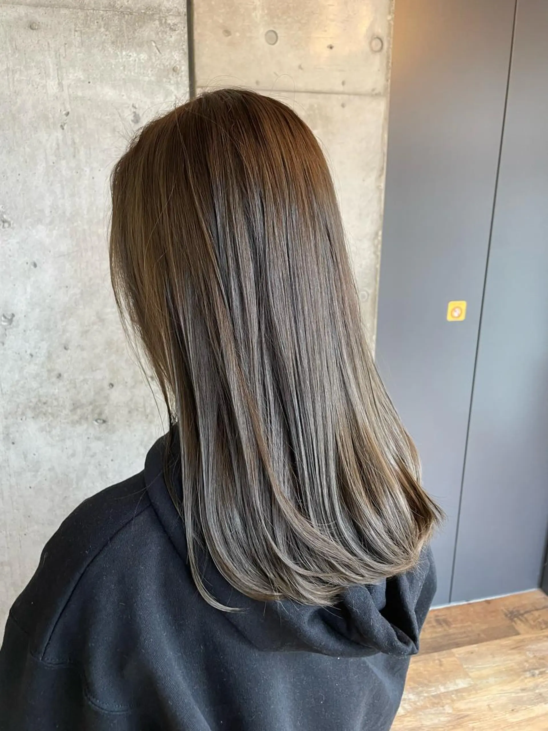 セミロング カラー カット ヘアカラー トリートメント ヘアセット レイヤー/髪質改善/ 北 啓吾のヘアスタイル