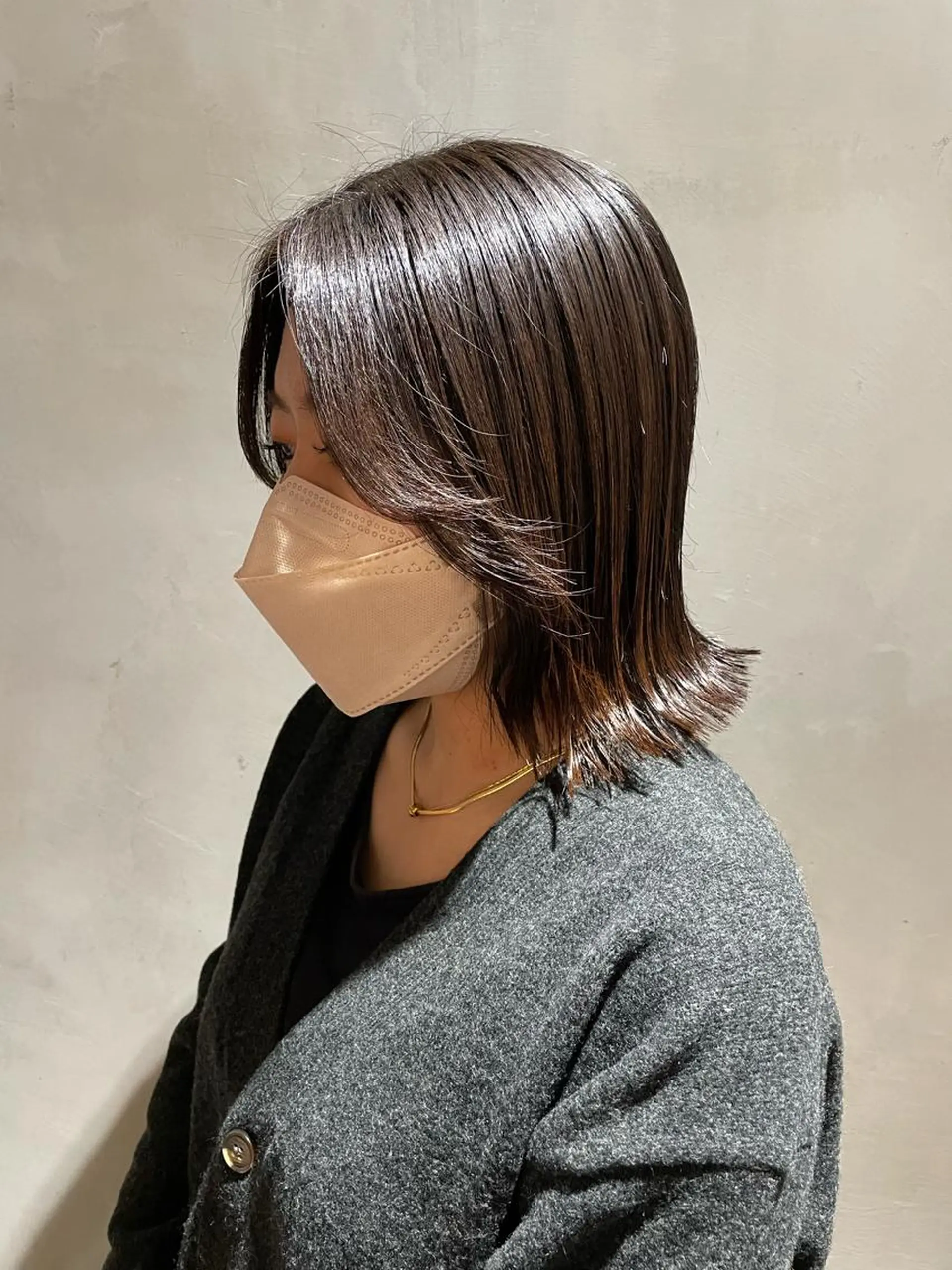 ミディアム 中村 彩乃のヘアスタイル