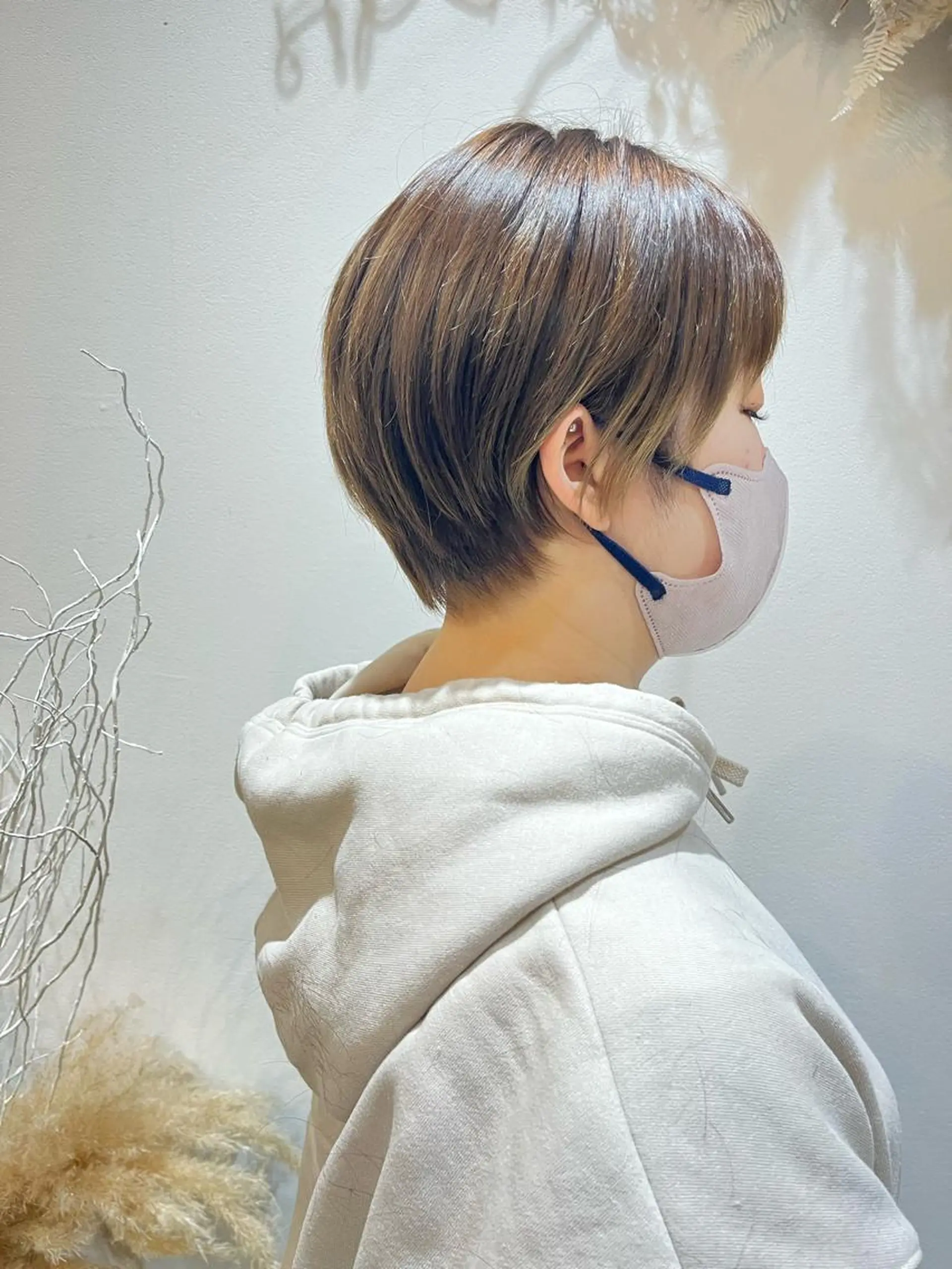 ショート ショートヘア 松本 玲菜のヘアスタイル