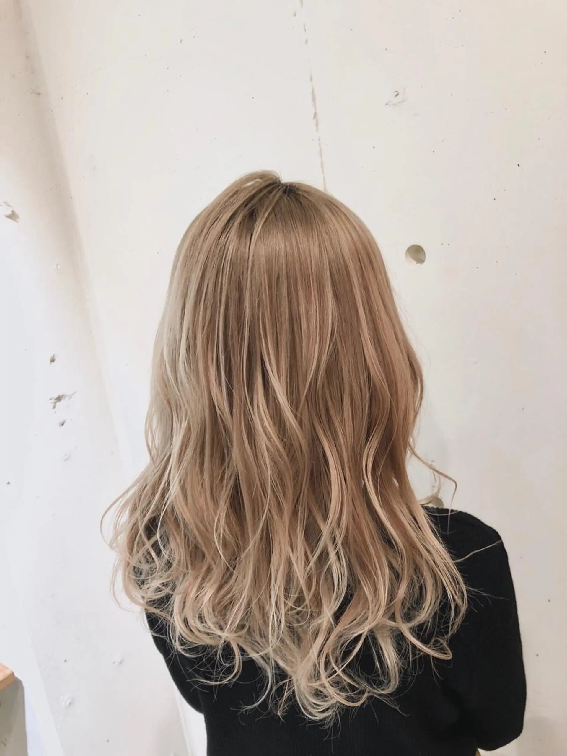 セミロング カラー パーマ ヘアアレンジ バレイヤージュ ベージュカラー ブリーチ ケアブリーチ 透明感カラー 【ツヤ髪美容師】 ツダケイスケのヘアスタイル