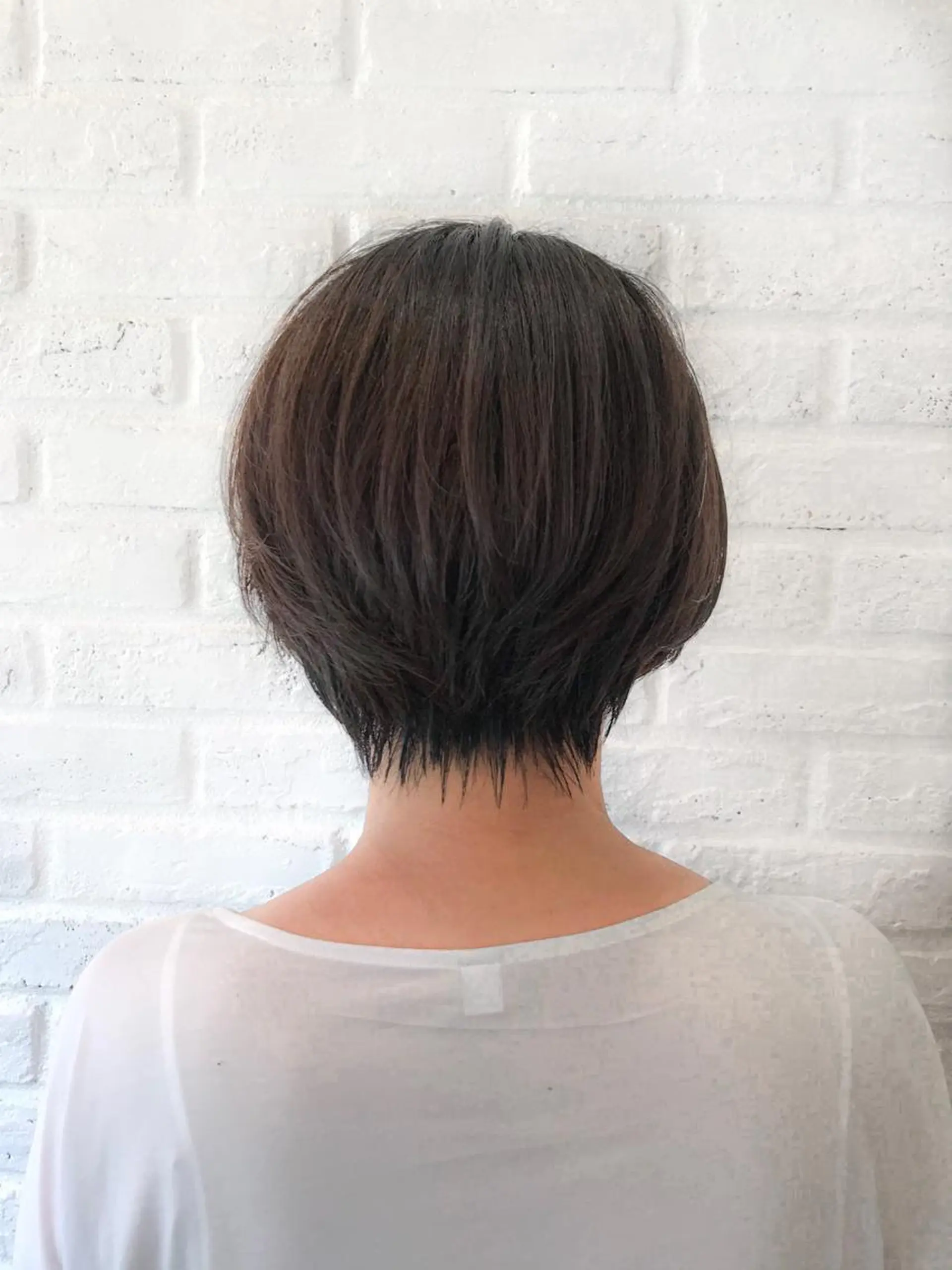 ショート 艶カラー/フェイス レイヤー/たむのヘアスタイル