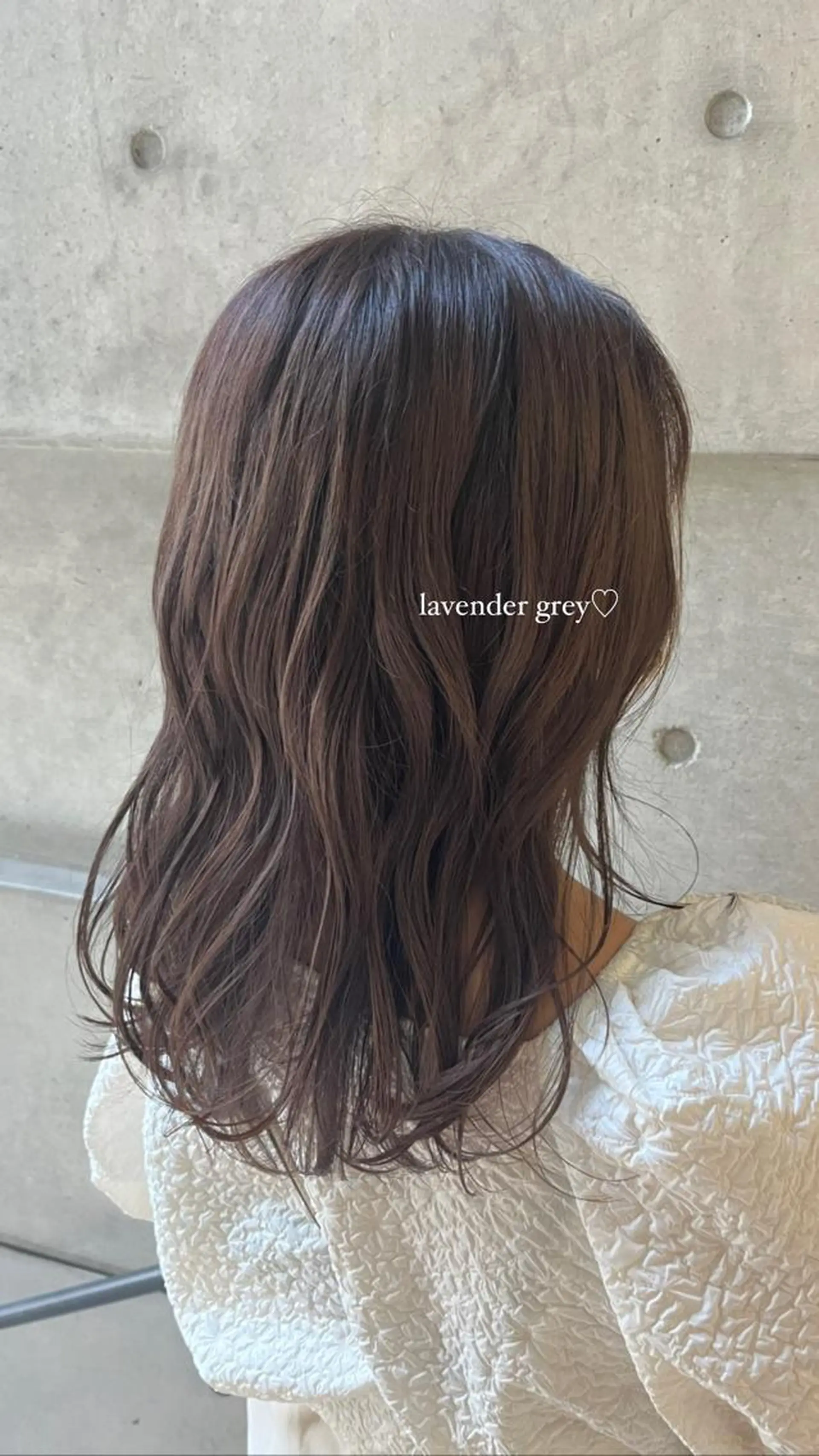 ロング カラー 光本 杏のヘアスタイル