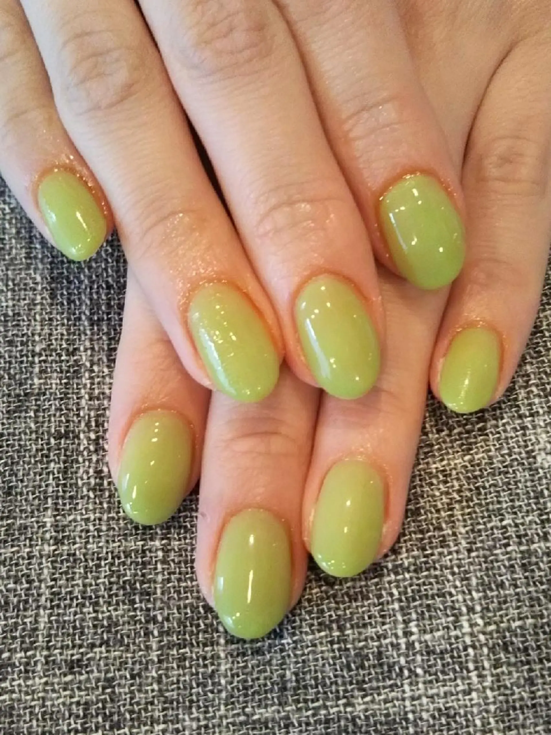 ネイル グリーン 春ネイル ハンドネイル private salon mieのネイルデザイン