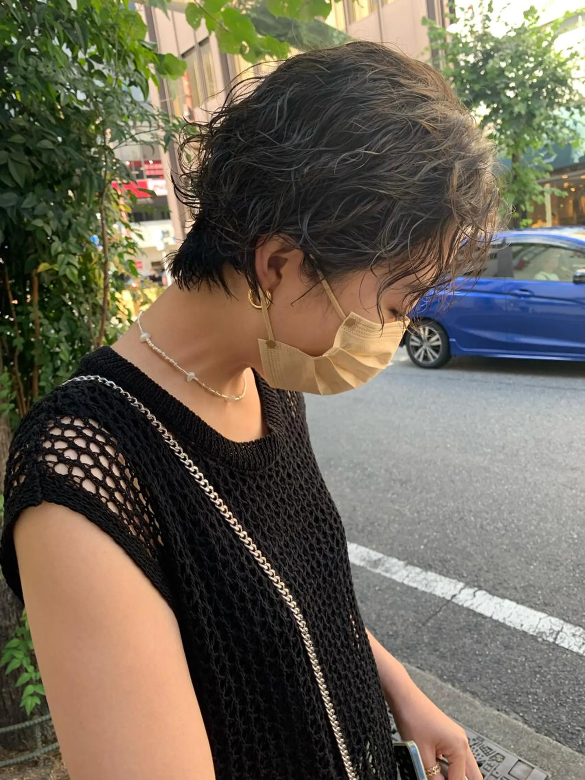 ショート パーマ カット ヘアカラー パーマ トリートメント パーマ/ボブ/ 神戸/豊浦翔太のヘアスタイル