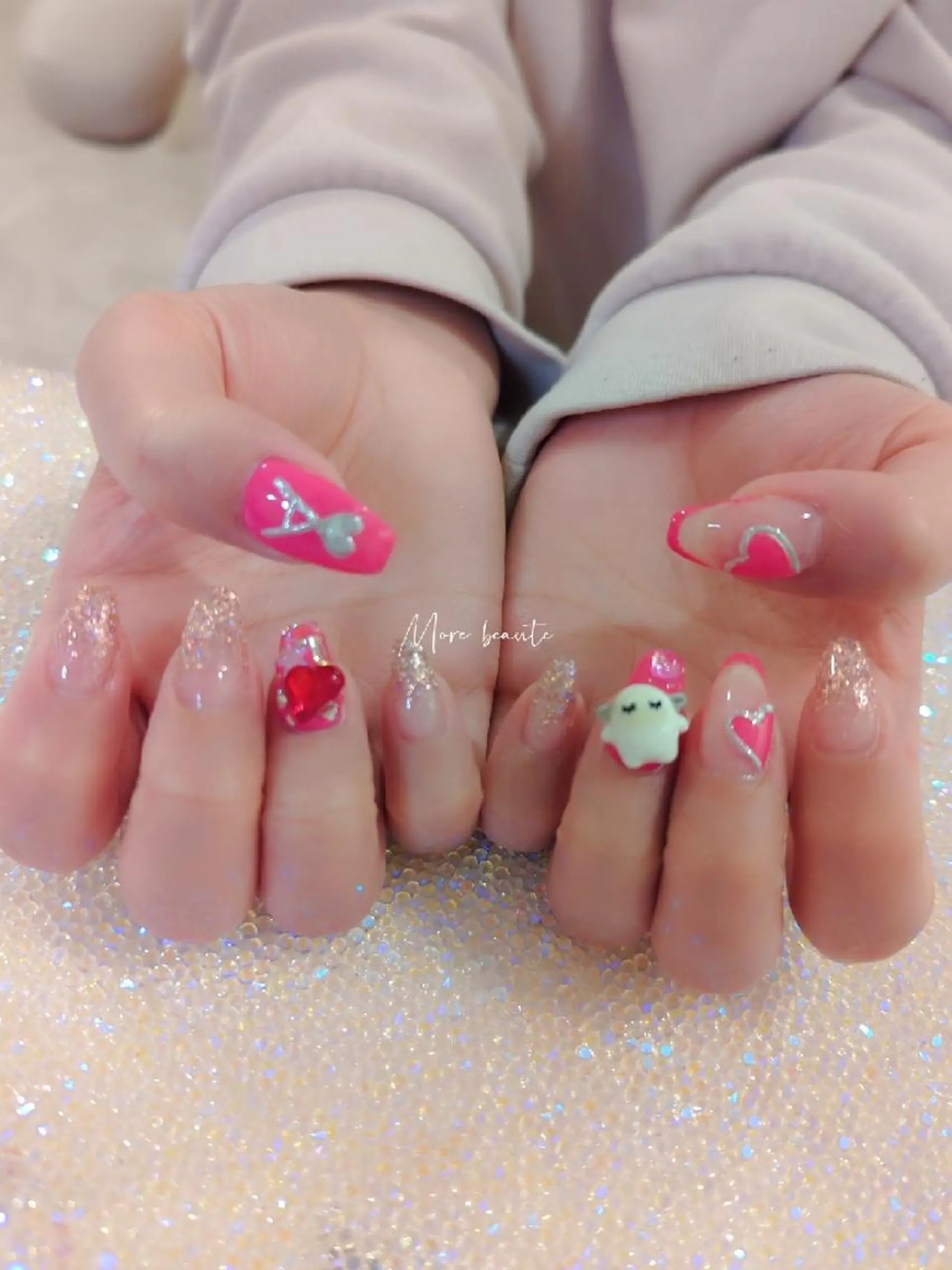 ネイル ハンドネイル I LOVE ME  NAIL.｡.:*♡のネイルデザイン
