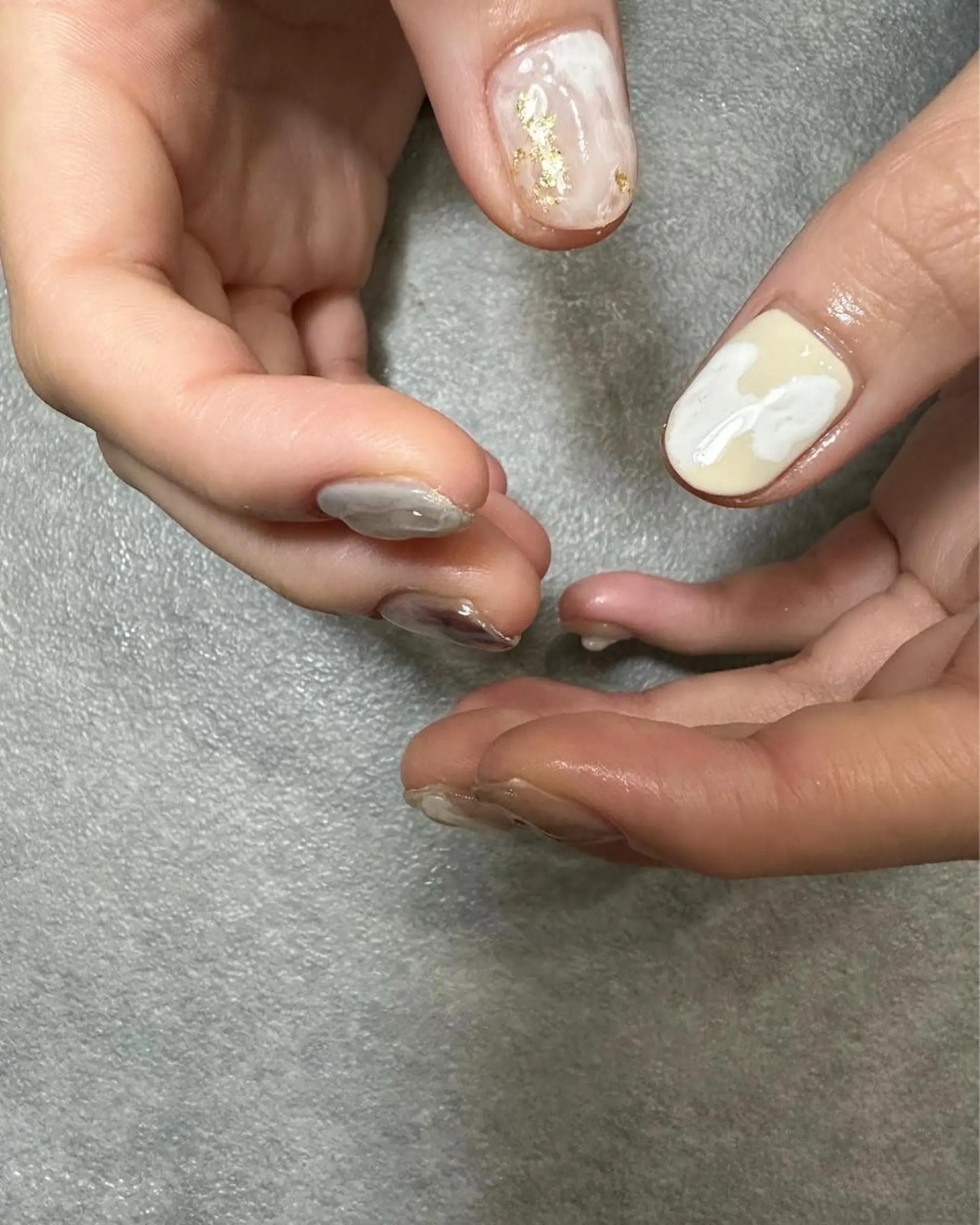 ネイル ハンドネイル フットネイル kiii.__ ✴︎*のネイルデザイン