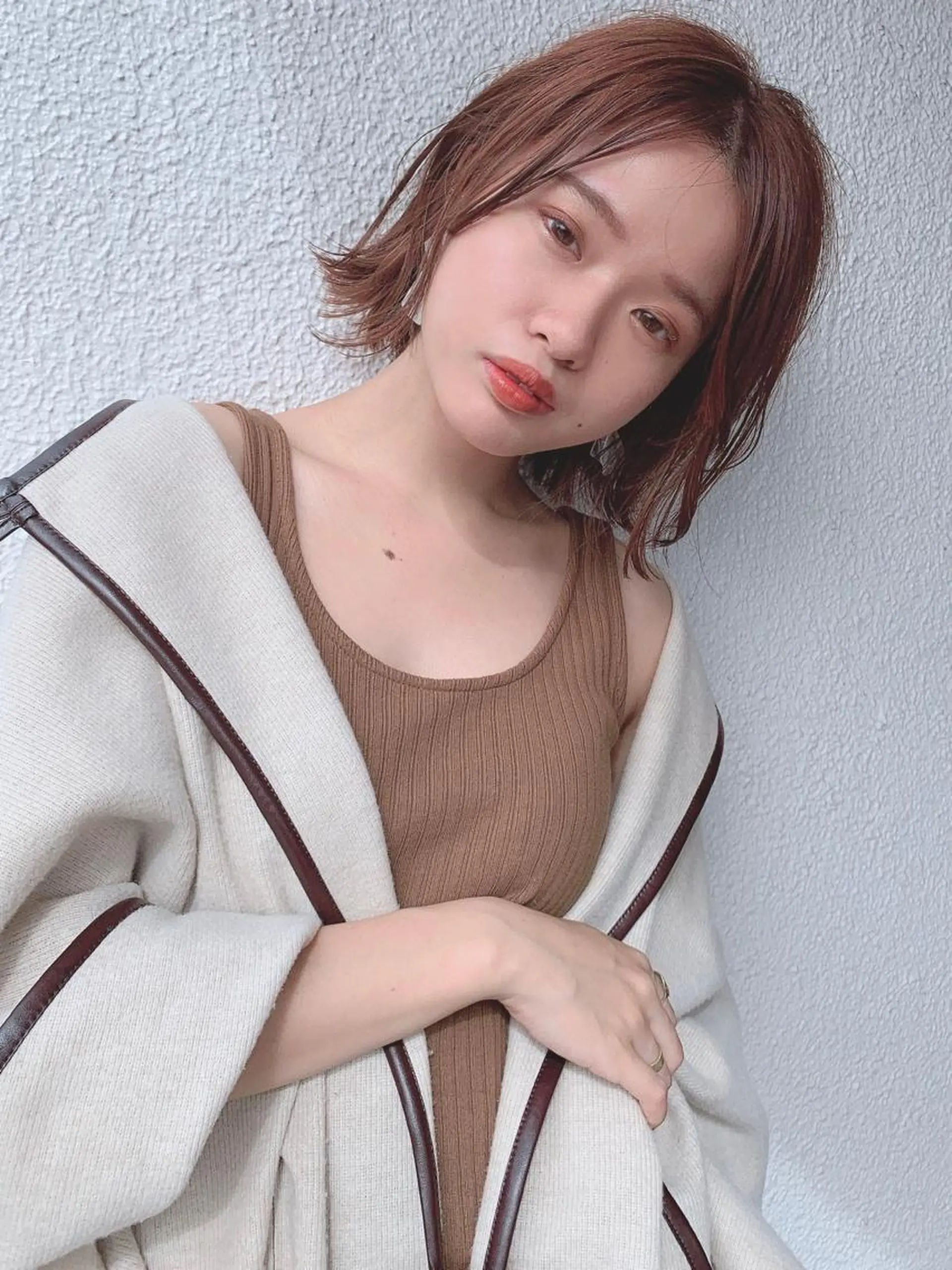 ミディアム カラー パーマ ヘアアレンジ 【公式】amble luxe池袋東口🩷のヘアスタイル