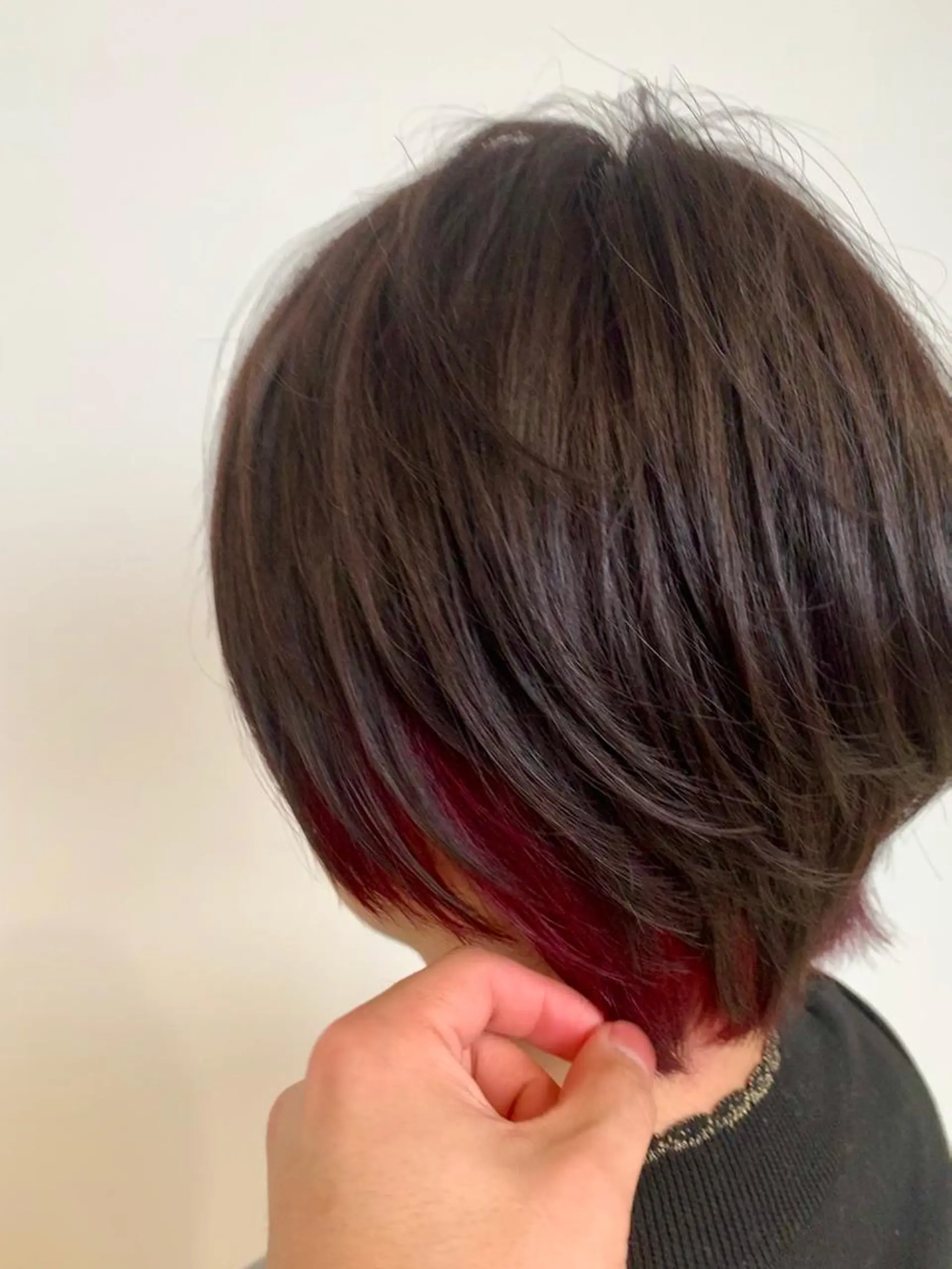 ショート カラー ピンクカラー レッドカラー Natural hair designing【ナチュラル　ヘアーデザイニング】所属・新井啓介 宇都宮美容師のヘアスタイル