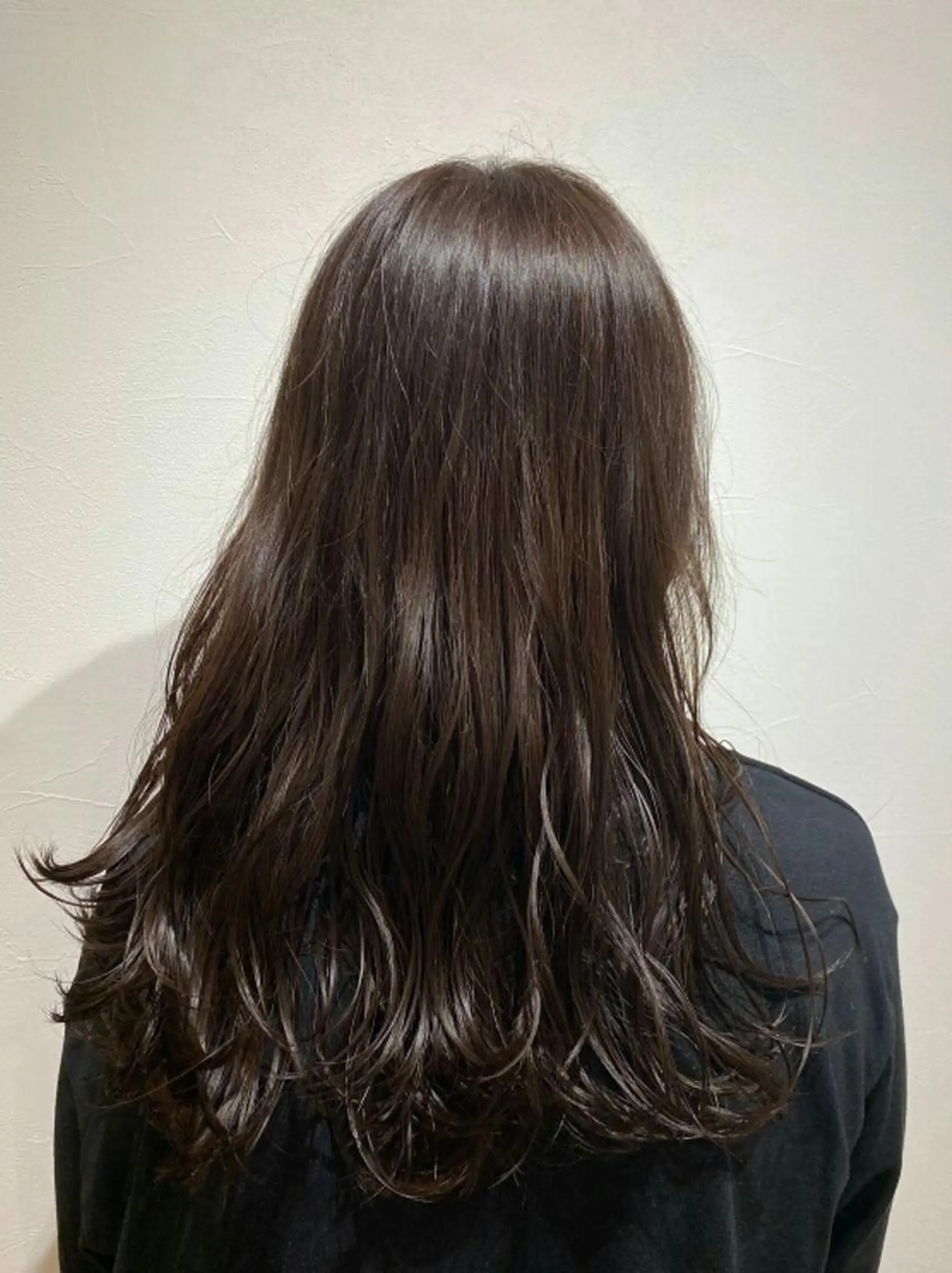 カラー ブリーチなしWカラー /酸性ストレート河本のヘアスタイル