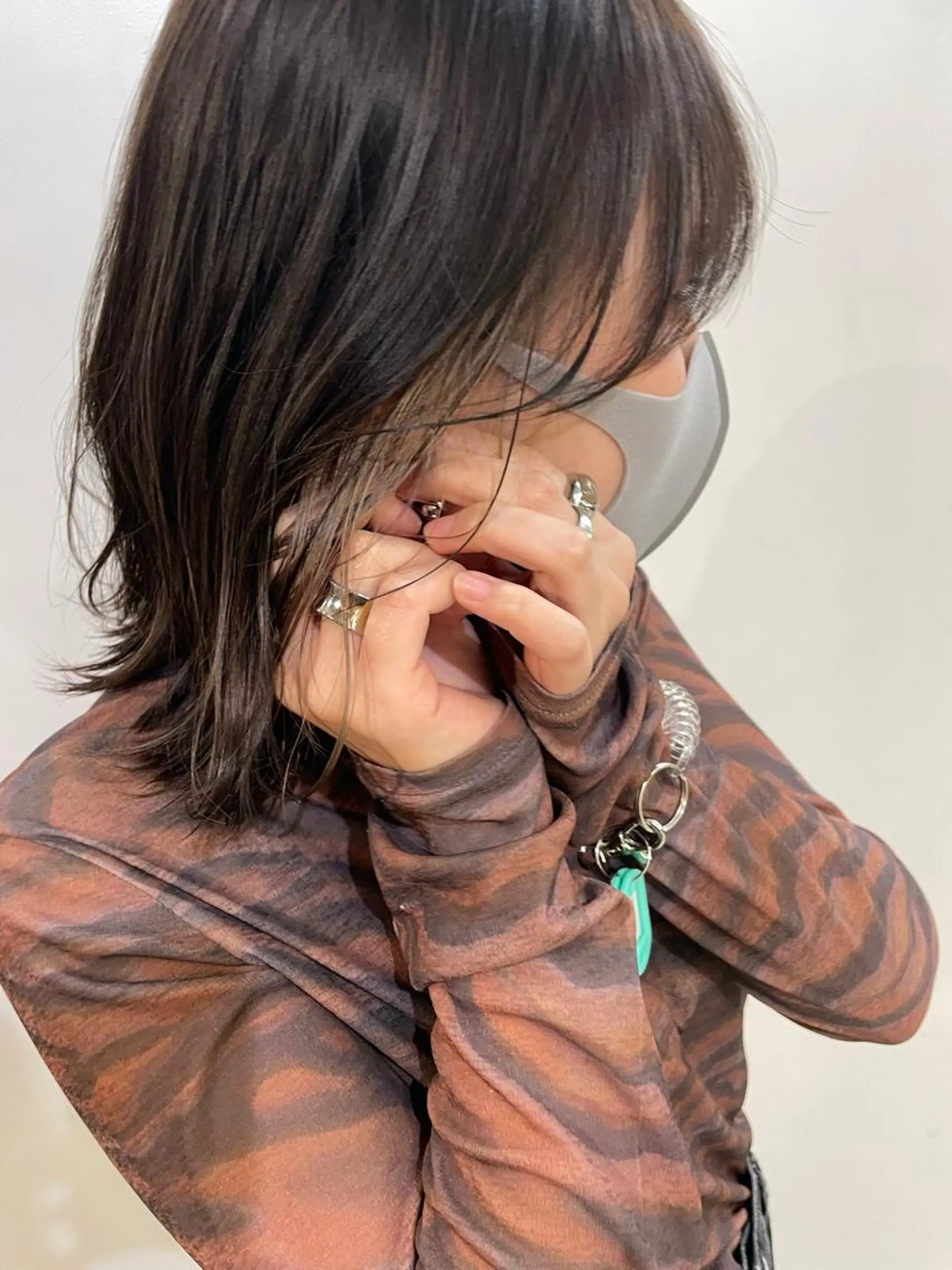 ショート カラー カット ヘアカラー トリートメント ボブ/大人ヘア k-two濱田のヘアスタイル