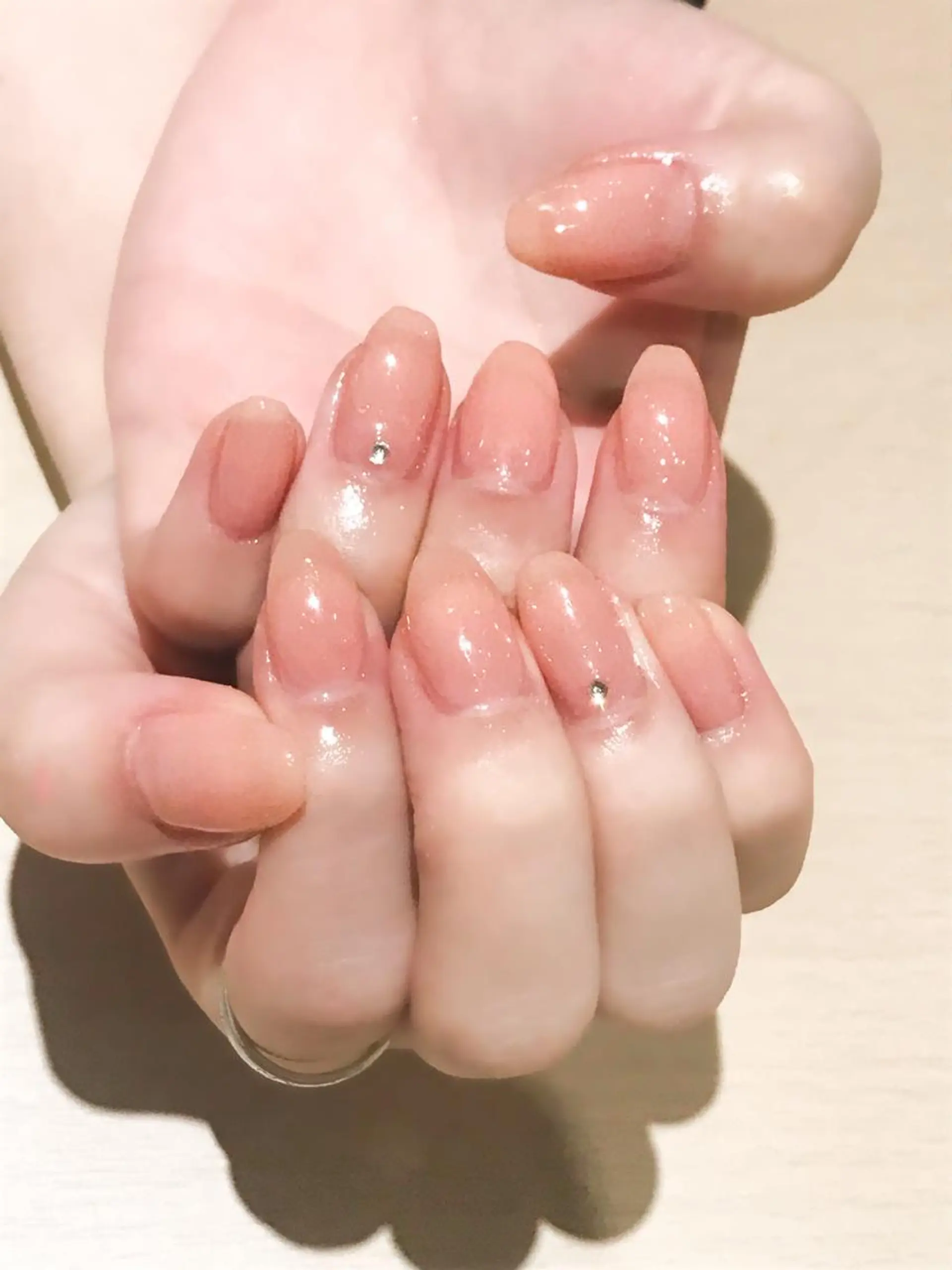 ネイル ジェルネイル ワンカラーネイル 春ネイル Nyanco Nailのネイルデザイン