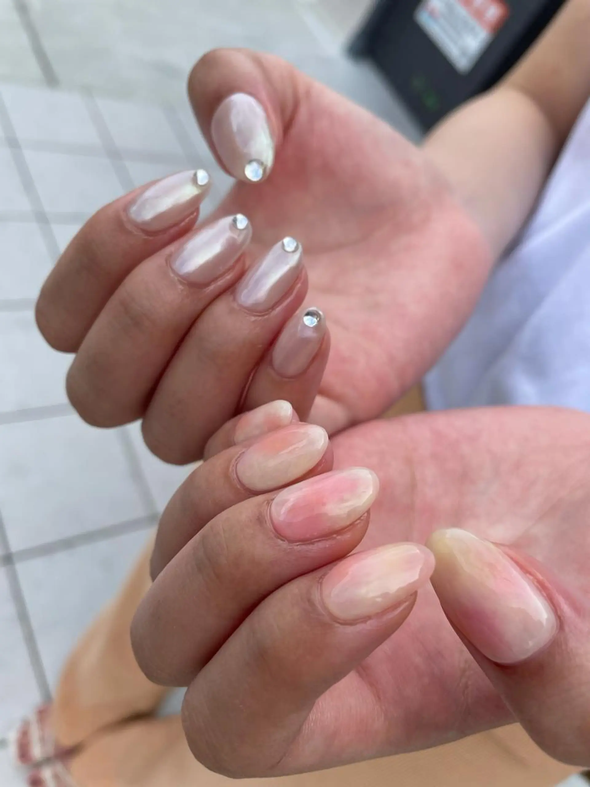 ロング カラー ヘアアレンジ キッズ ネイル マツエク・マツパ 福田 加奈のネイルデザイン