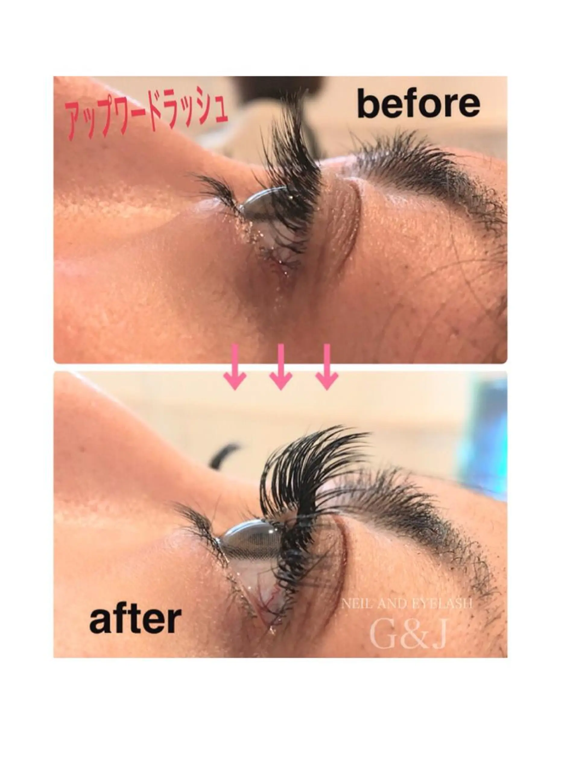 マツエク・マツパ 目尻長め セーブル アップワードラッシュ Eyelash  Salon FAXIA大宮店所属・FAXIA Mihoの眉毛・アイブロウイメージ