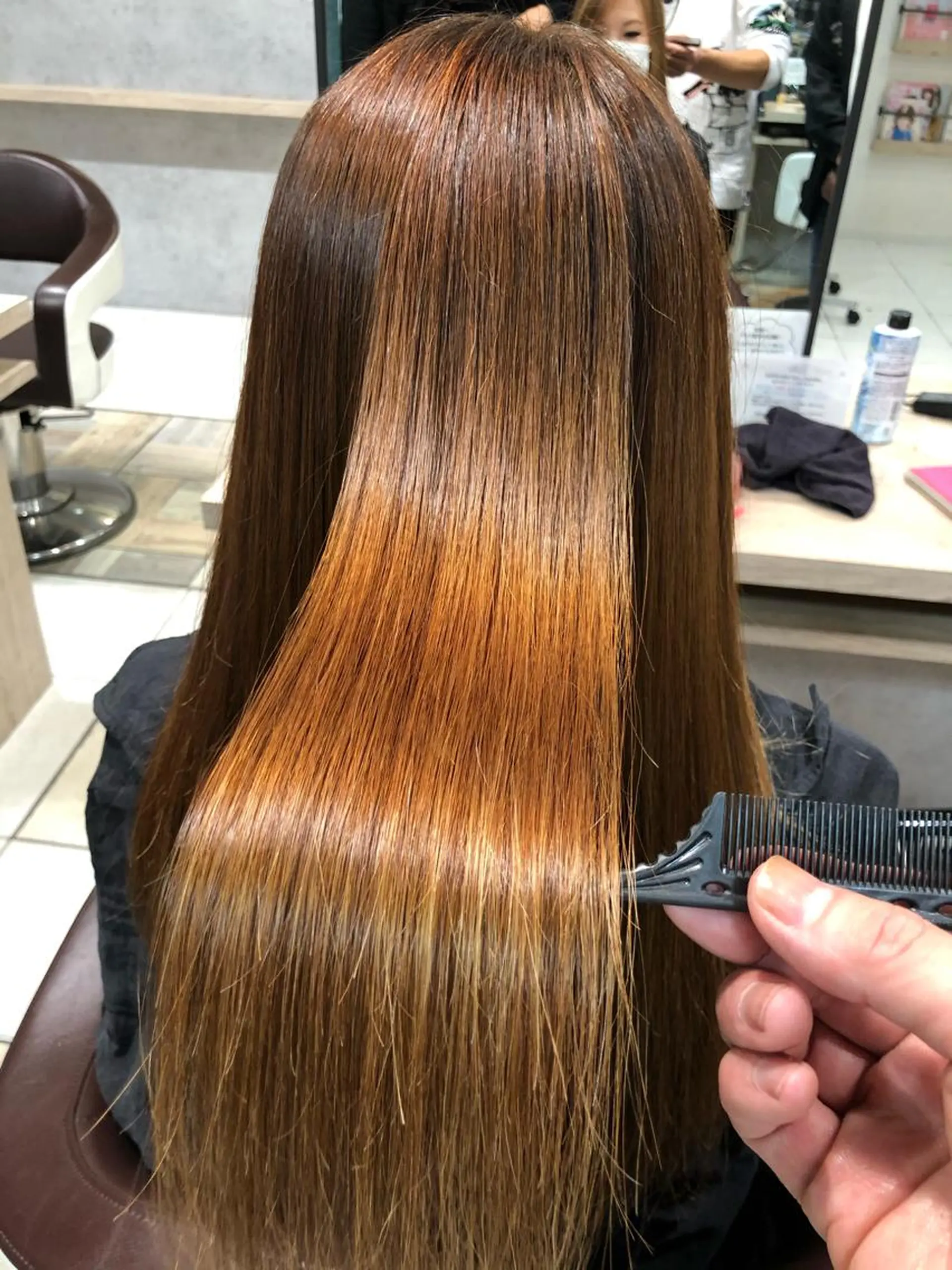 セミロング 縮毛矯正 トリートメント 縮毛矯正 トリートメント 圧倒的美髪ストレート ツダケイタロウのヘアスタイル