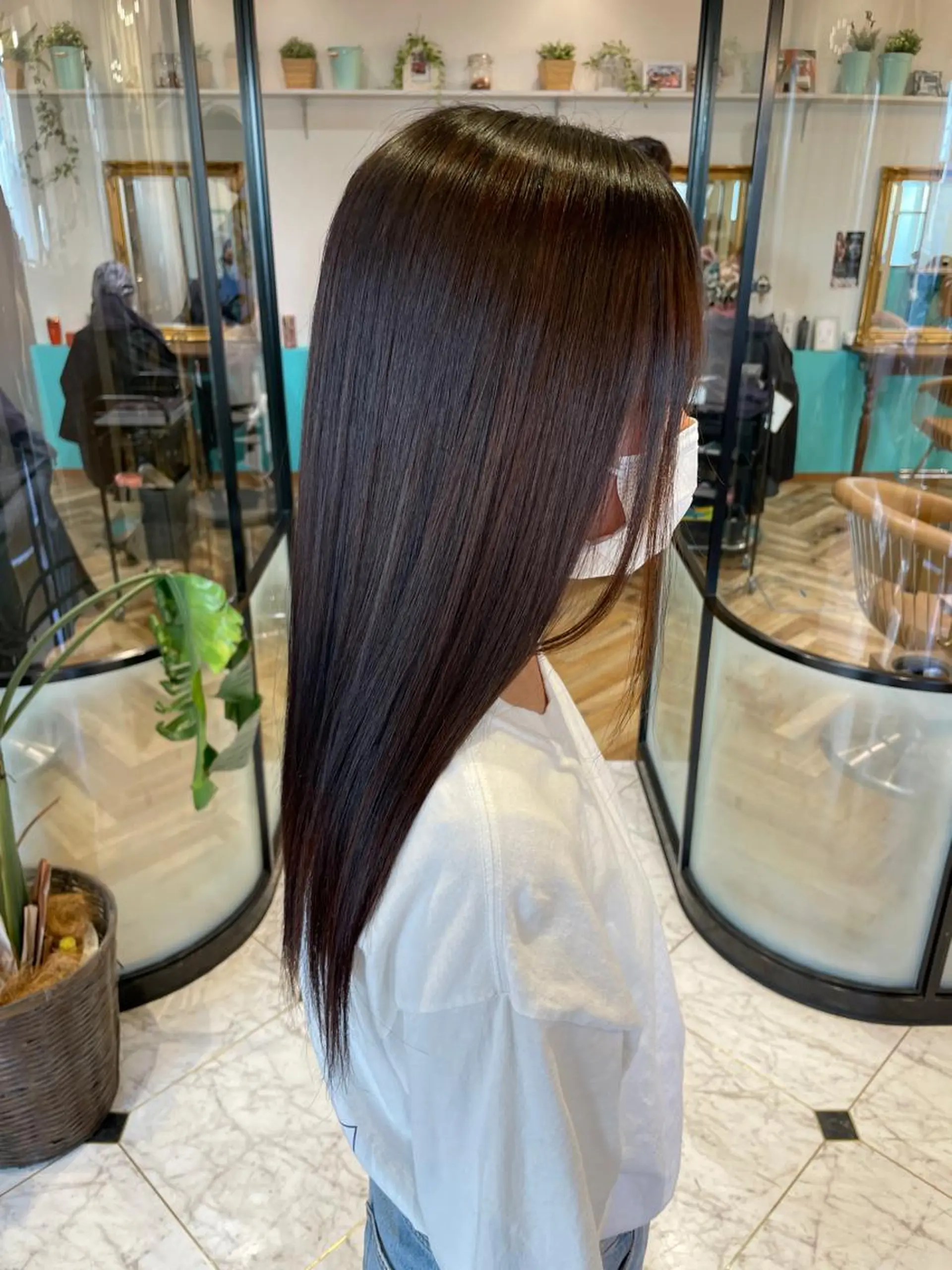 ロング レイヤー/韓国ヘア 縮毛矯正🫧鈴木颯のヘアスタイル
