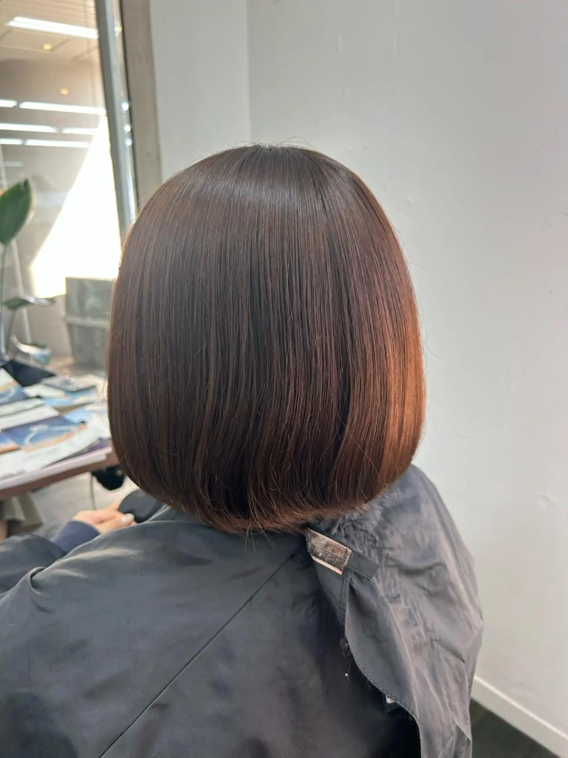 ミディアム ダブルカラー/韓国 ヘア/さわのあかねのヘアスタイル