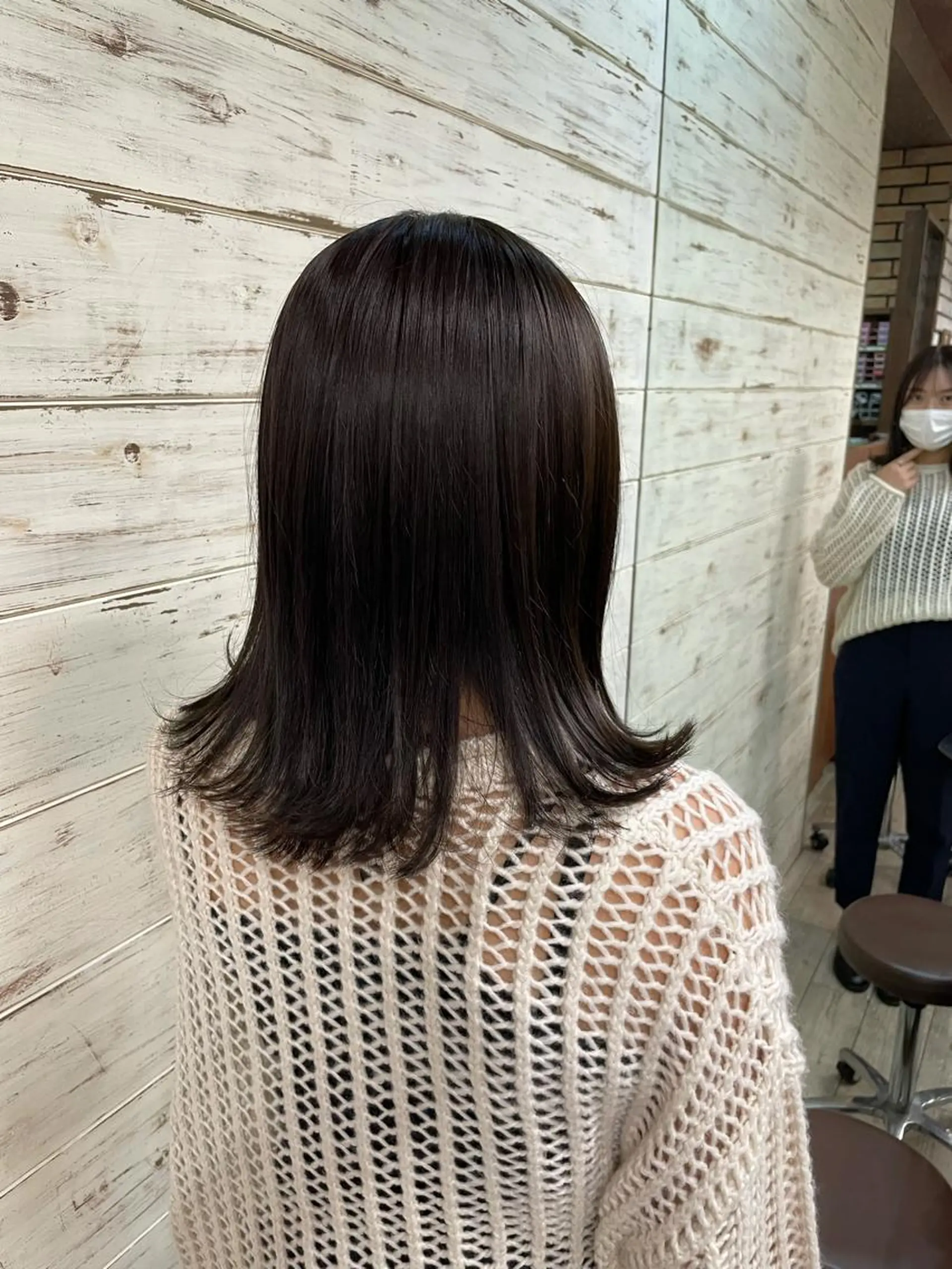 ミディアム カラー 高橋 みく/ minim 暖色のヘアスタイル