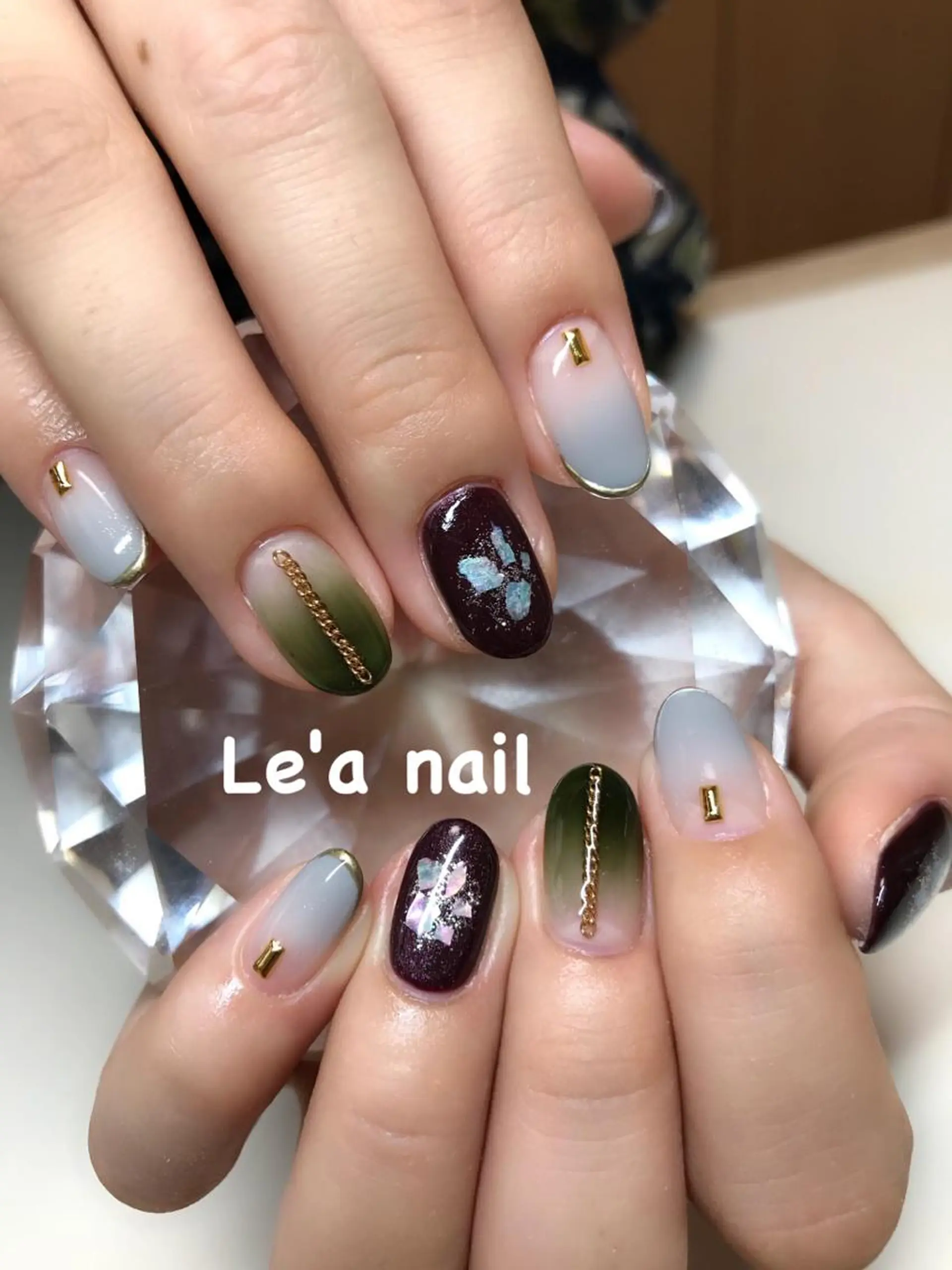 ネイル ハンドネイル 'mm所属・'mm  (ミリ) ＭＡＮＡＭＩのネイルデザイン