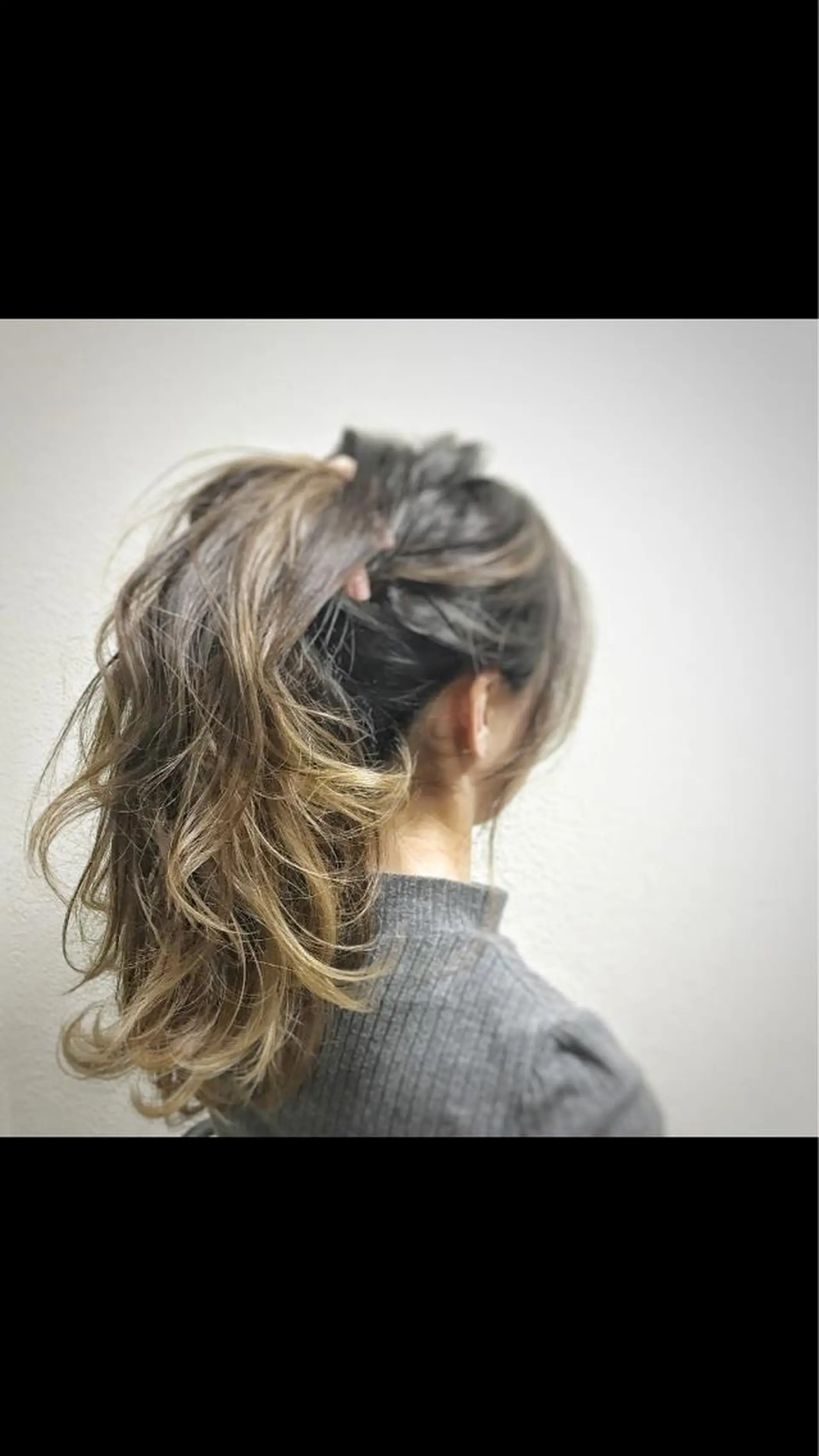 ロング カラー ヘアアレンジ BonD hairのヘアスタイル