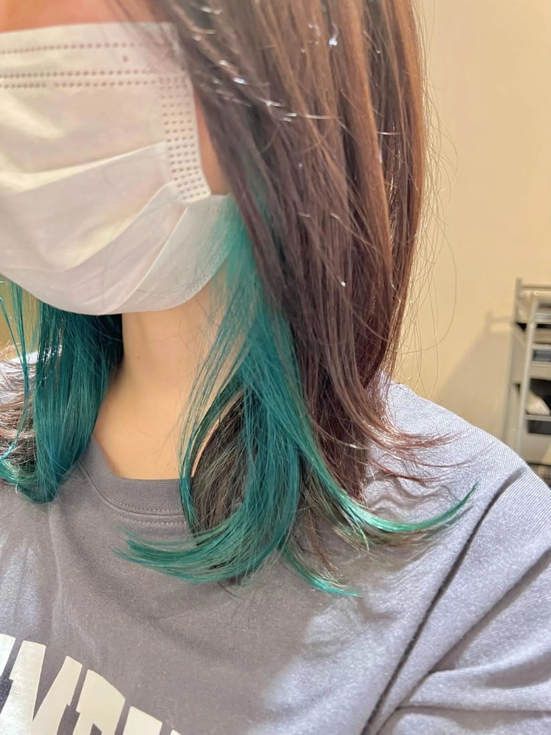 ミディアム カラー 縮毛矯正×艶カラー /中村勇太のヘアスタイル