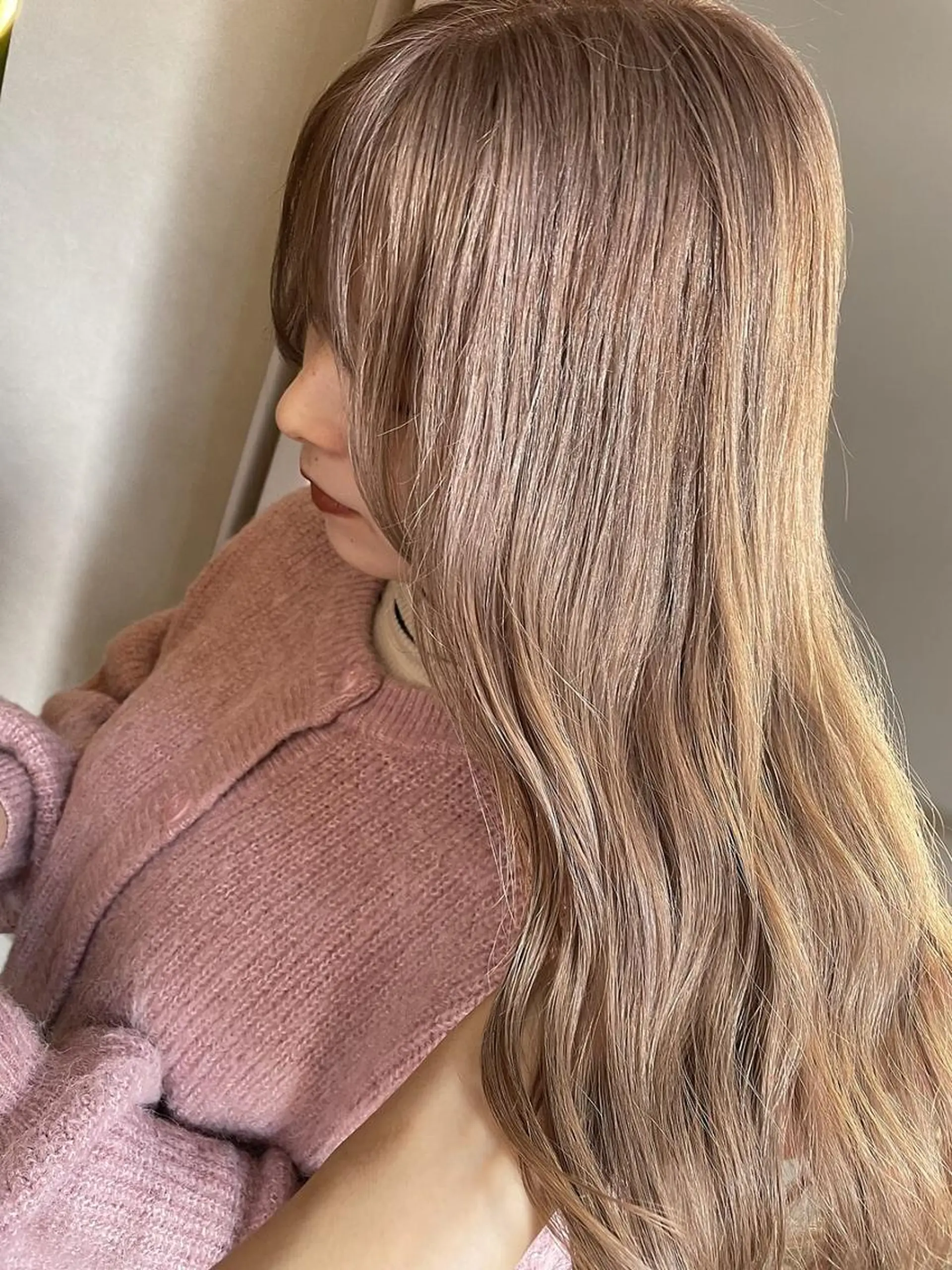 ロング 髪質改善 韓国風ヘア レイヤーカット 小顔カット 縮毛矯正 TIGRE tenjinのヘアスタイル