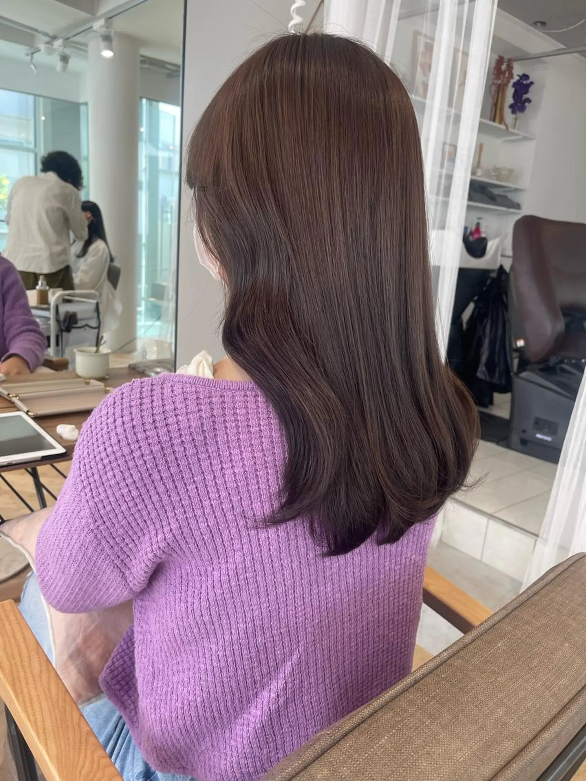 ミディアム 縮毛矯正 ボブ/レイヤー /河内温太のヘアスタイル