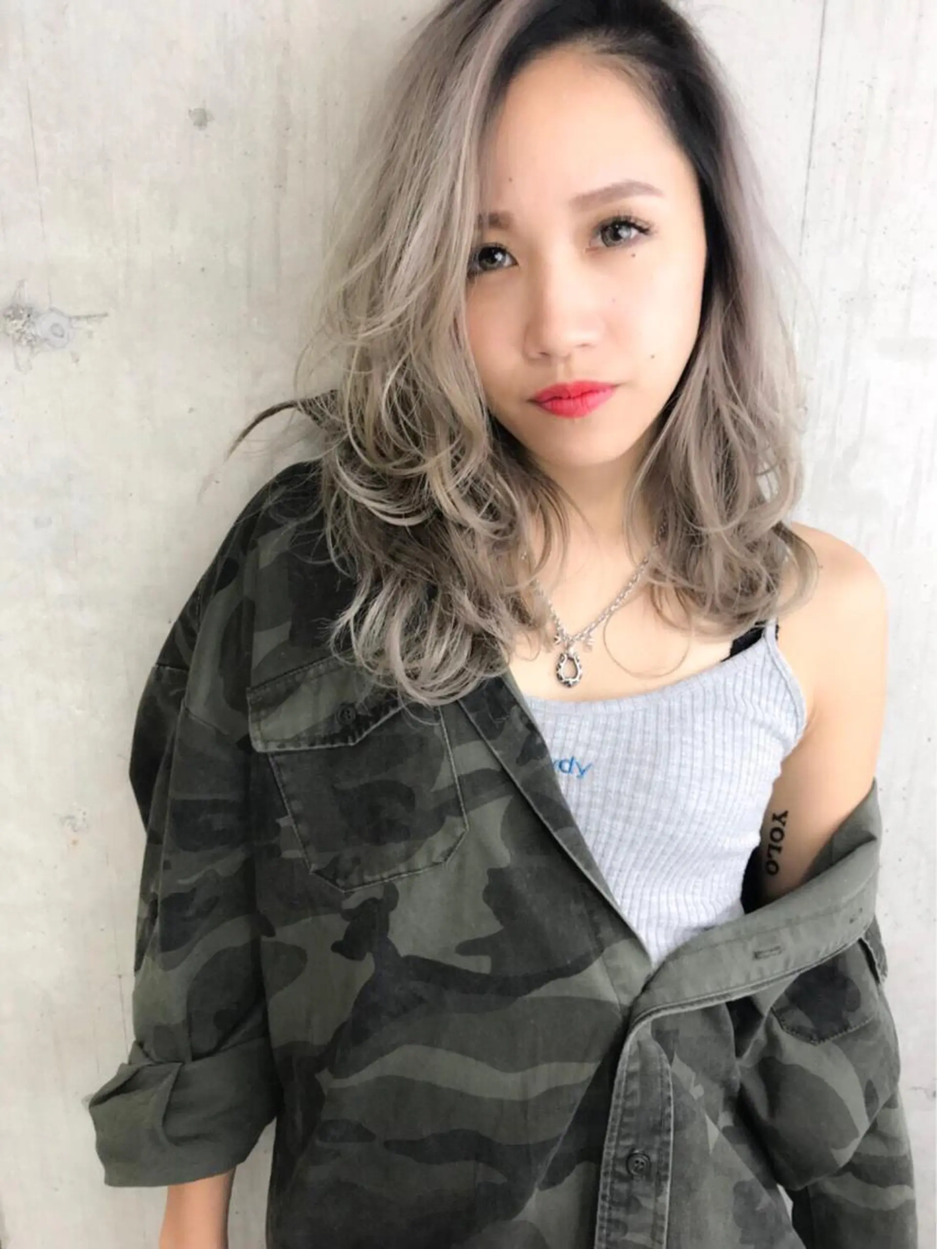 ミディアム stylist misakiのヘアスタイル