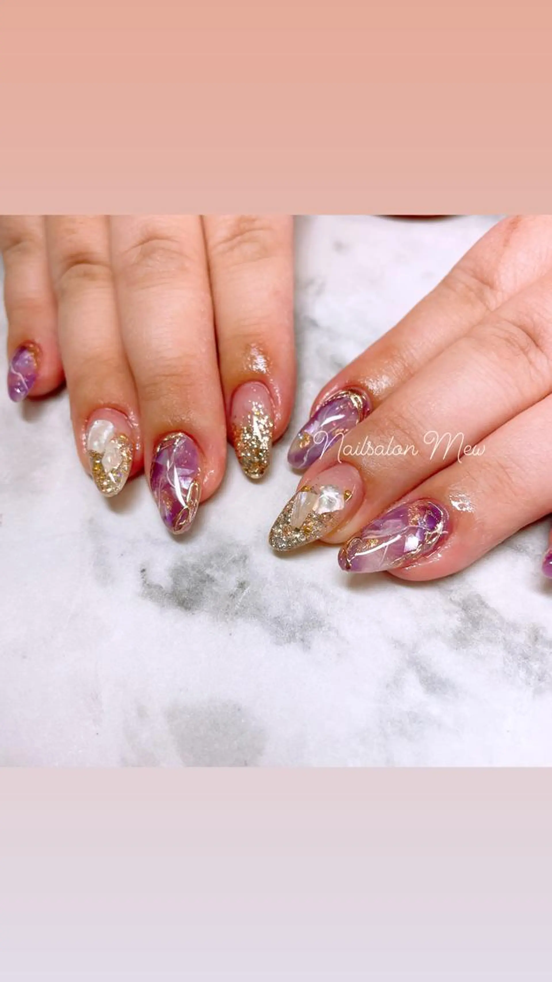 ネイル ハンドネイル Nailsalon Mew所属・Nailsalon Mew❤︎のネイルデザイン