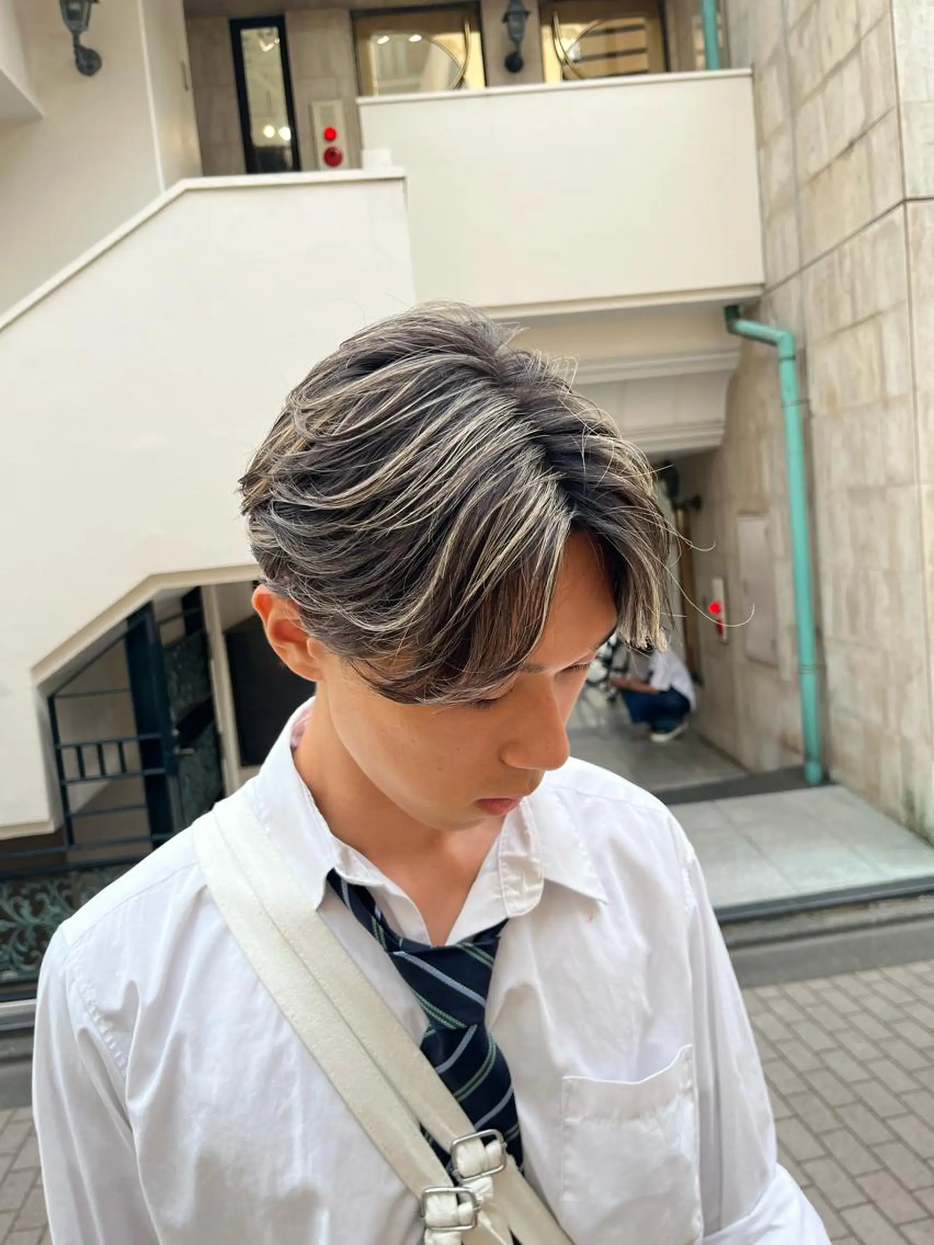 カラー メンズ メンズハイライト ハイライトカラー カット ヘアカラー トリートメント DX所属・✨メンズスタイル✨ Daiのヘアスタイル