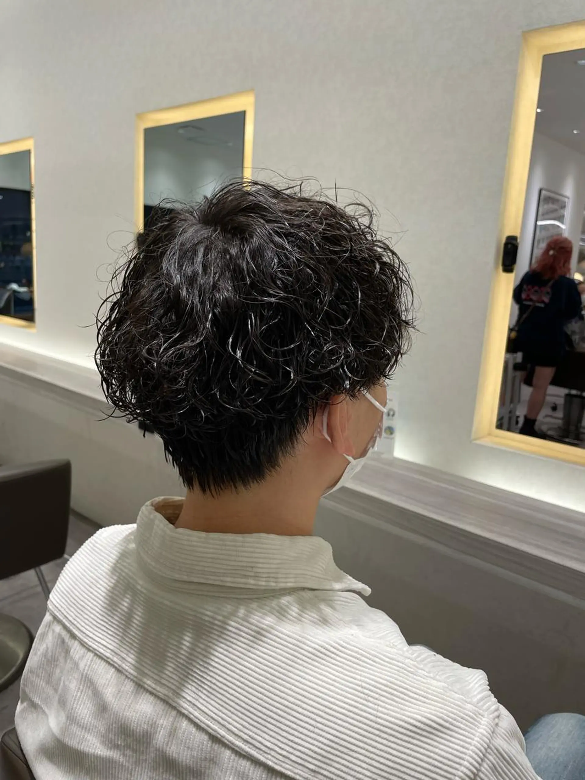 ショート パーマ メンズ メンズブリーチ メンズハイライト メンズメッシュ メンズパーマ メンズツイストパーマ カット パーマ Reginavita栄所属・メンズ特化/ 本日空き○/岡本一真のヘアスタイル